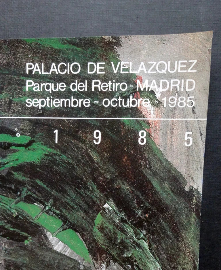 1985 Miquel Barceló Exhibition Poster Palacio Velazquez