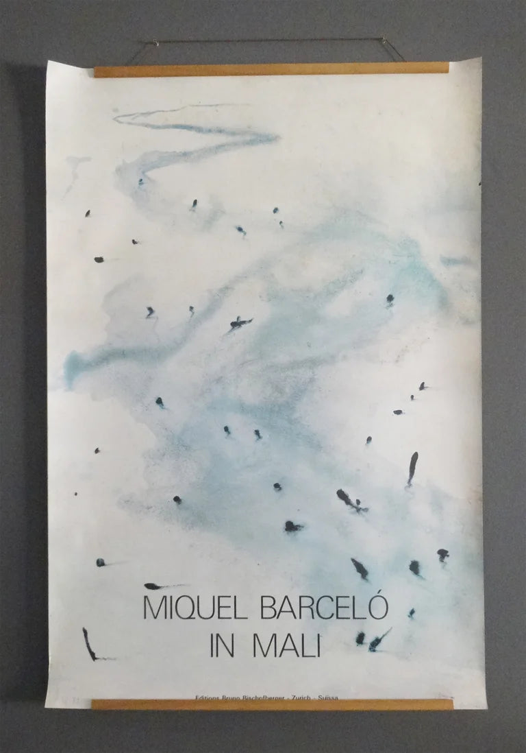 1989 Miquel Barcelo Original Huge Exhibition Poster