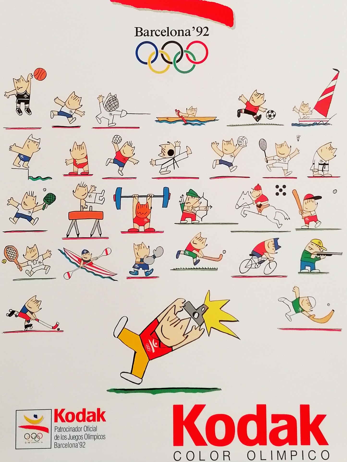 1992 Cobi the Mascot by Kodak Javier Mariscal