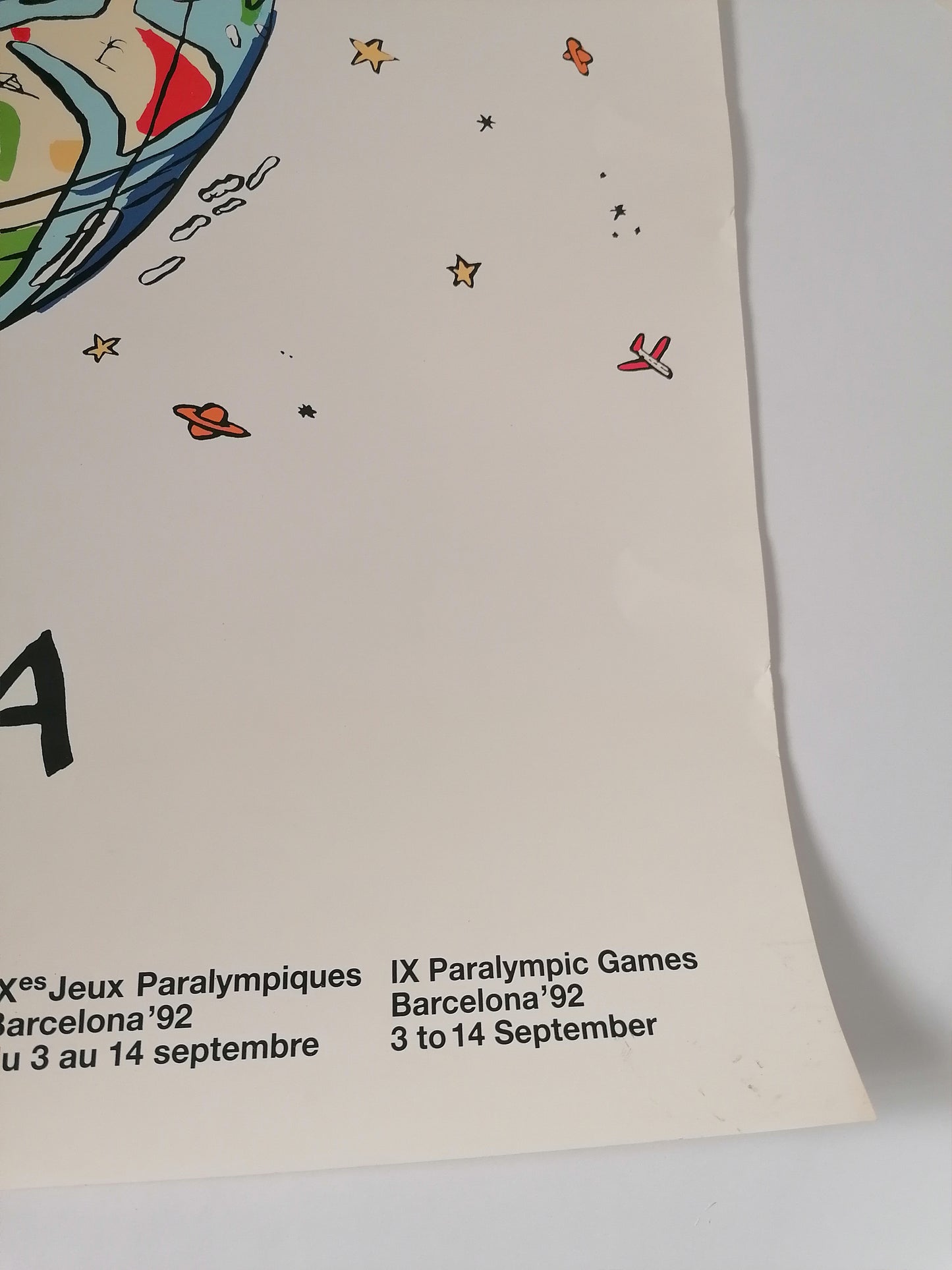 1992 Paralympic Poster Petra Mascot by Javier Mariscal
