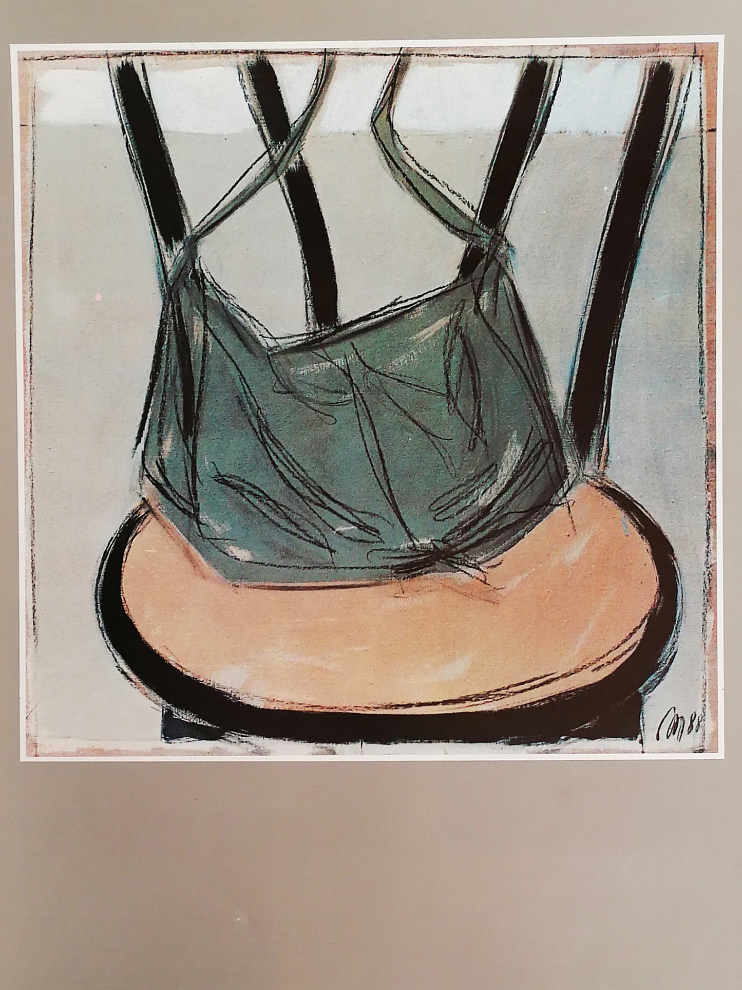 1988 Anna Miquel Small Exhibition Poster