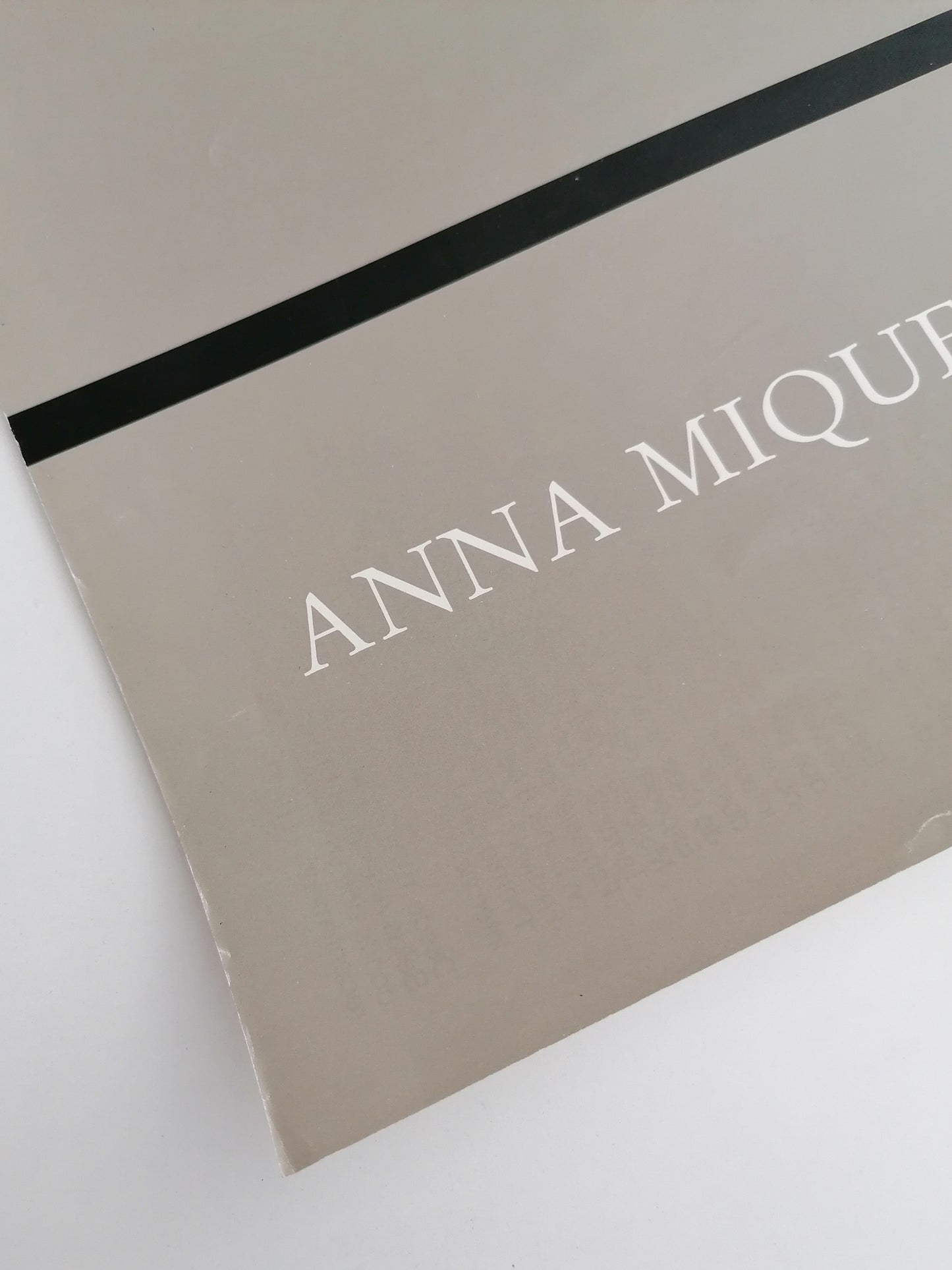 1988 Anna Miquel Small Exhibition Poster