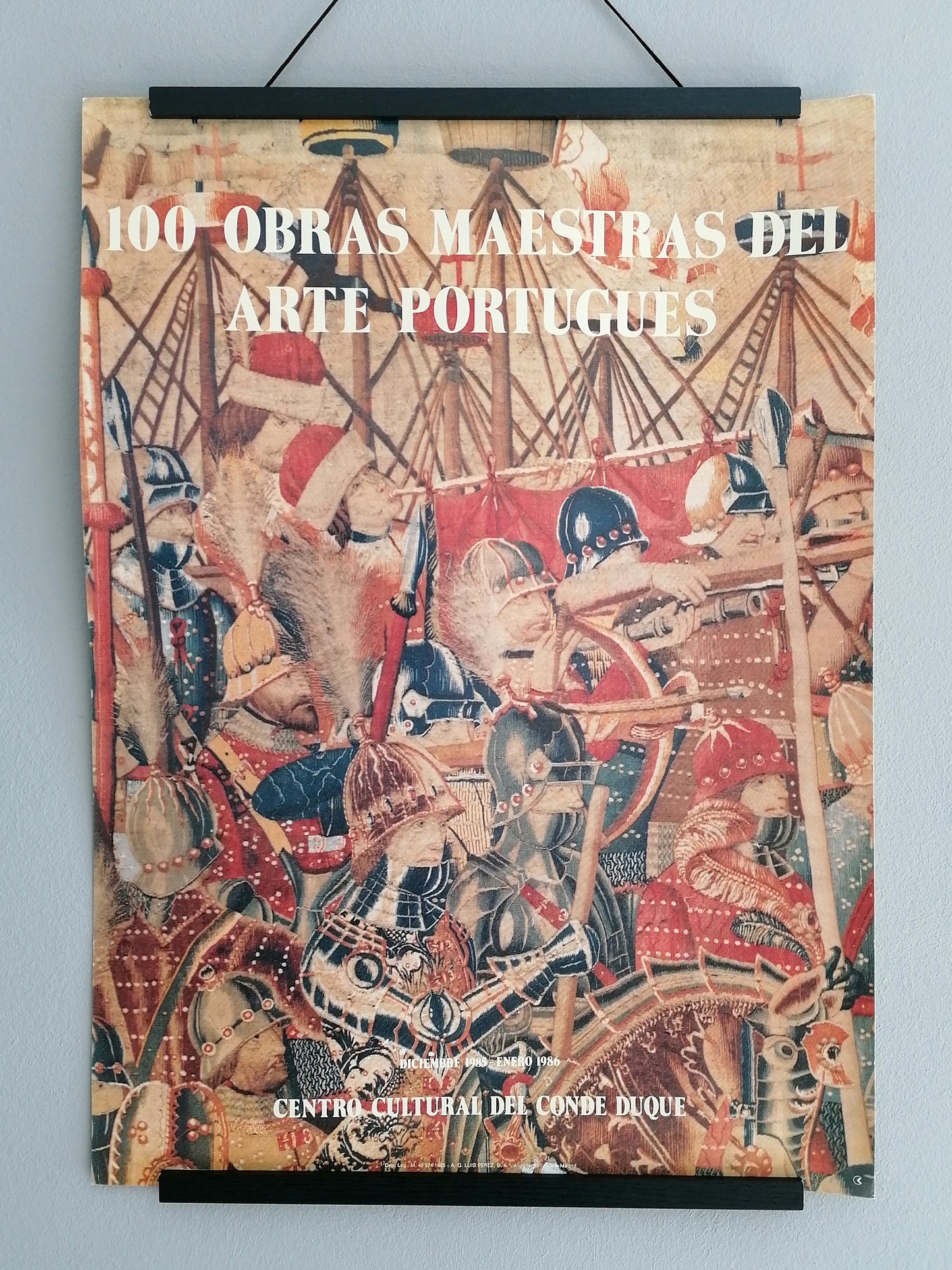1986 "100 Obras Maestras Arte Portugués" Exhibition Poster