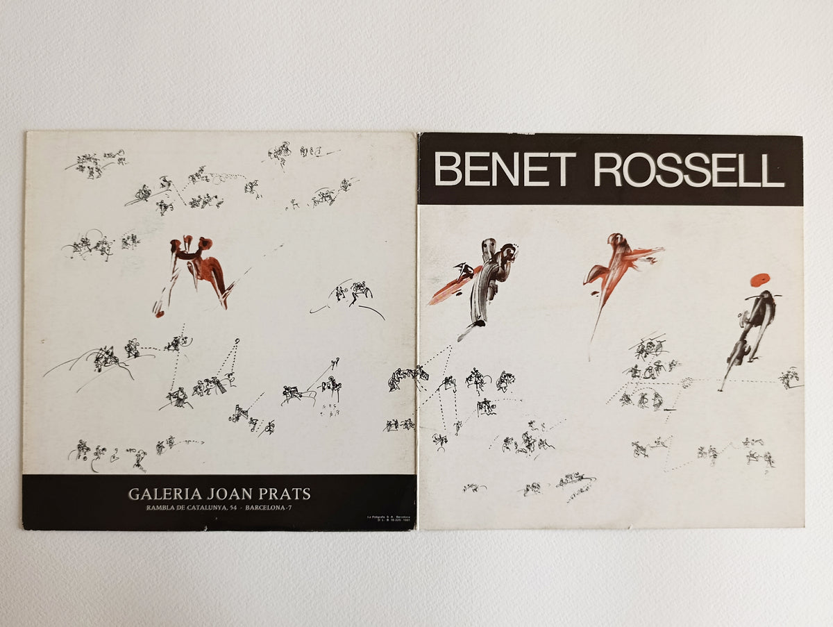 1981 Benet Rossell Joan Prats Art Catalog
