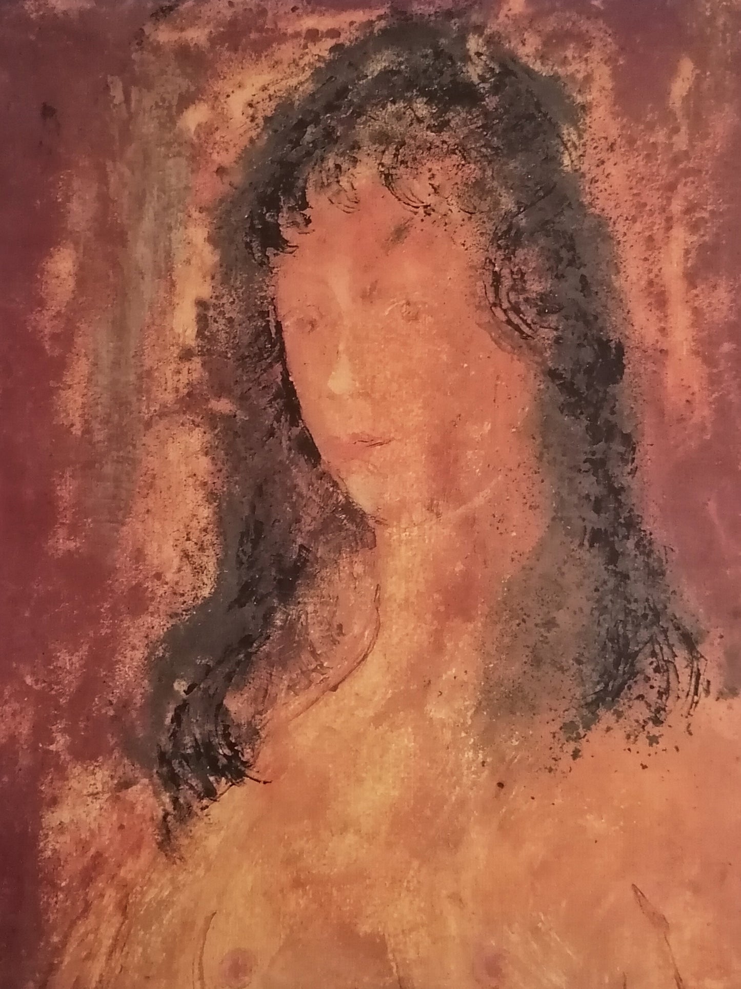 1990 Franco Arias Exhibition Poster Women Portrait