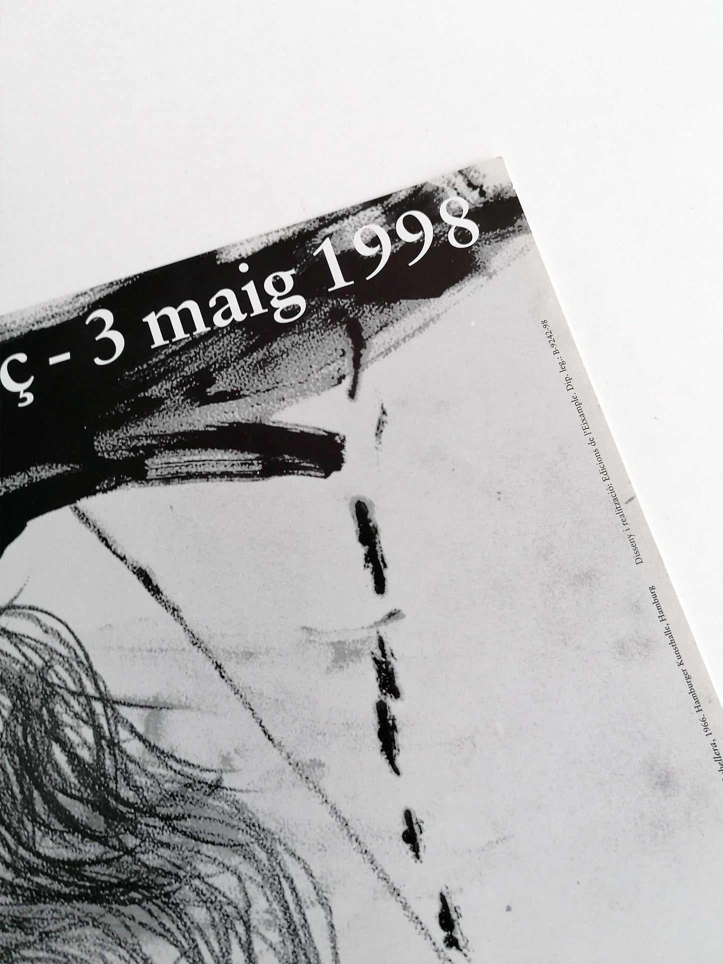 1998 Tapies Tatuatge i el Cos Small Poster