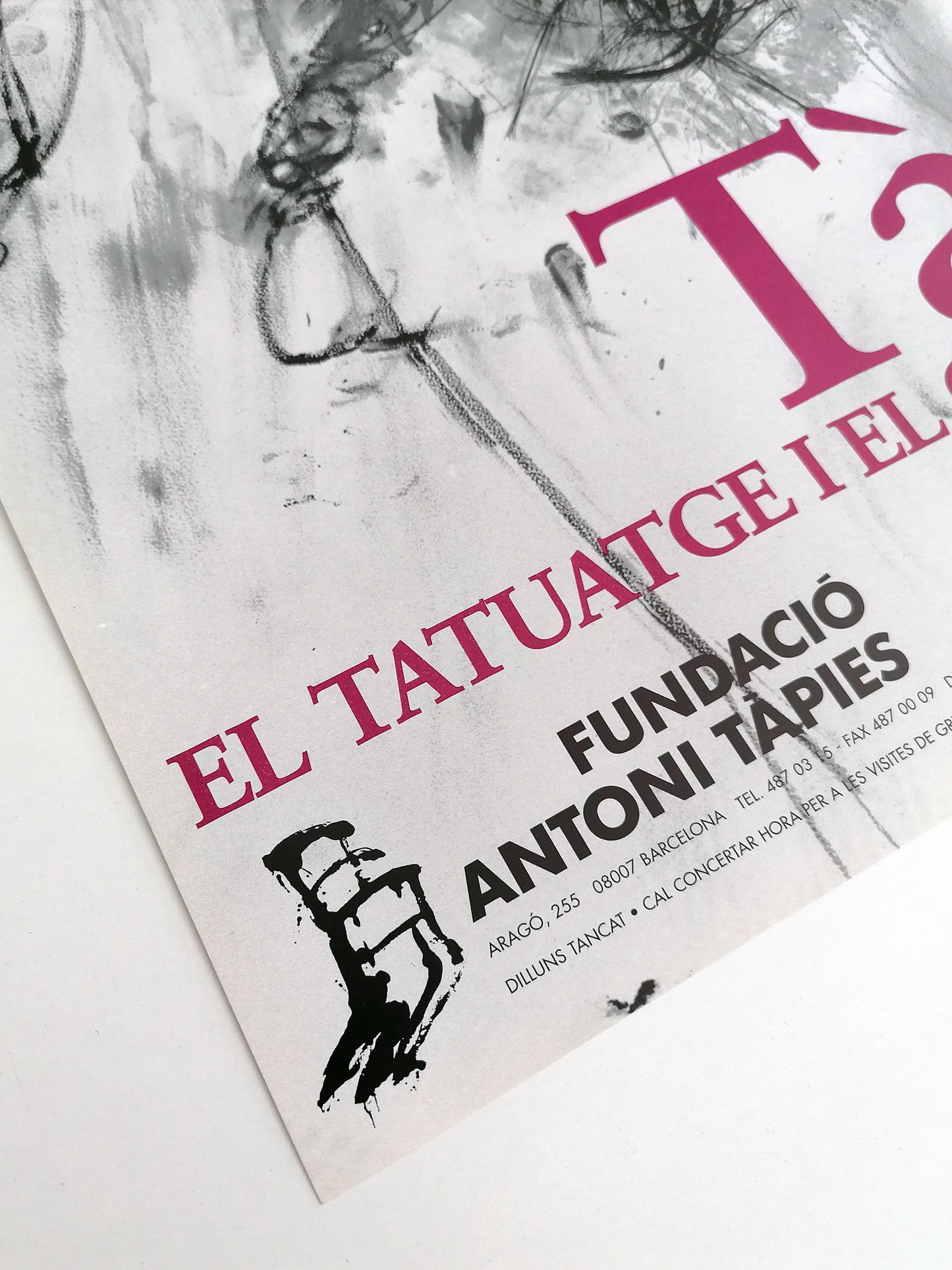 1998 Tapies Tatuatge i el Cos Small Poster