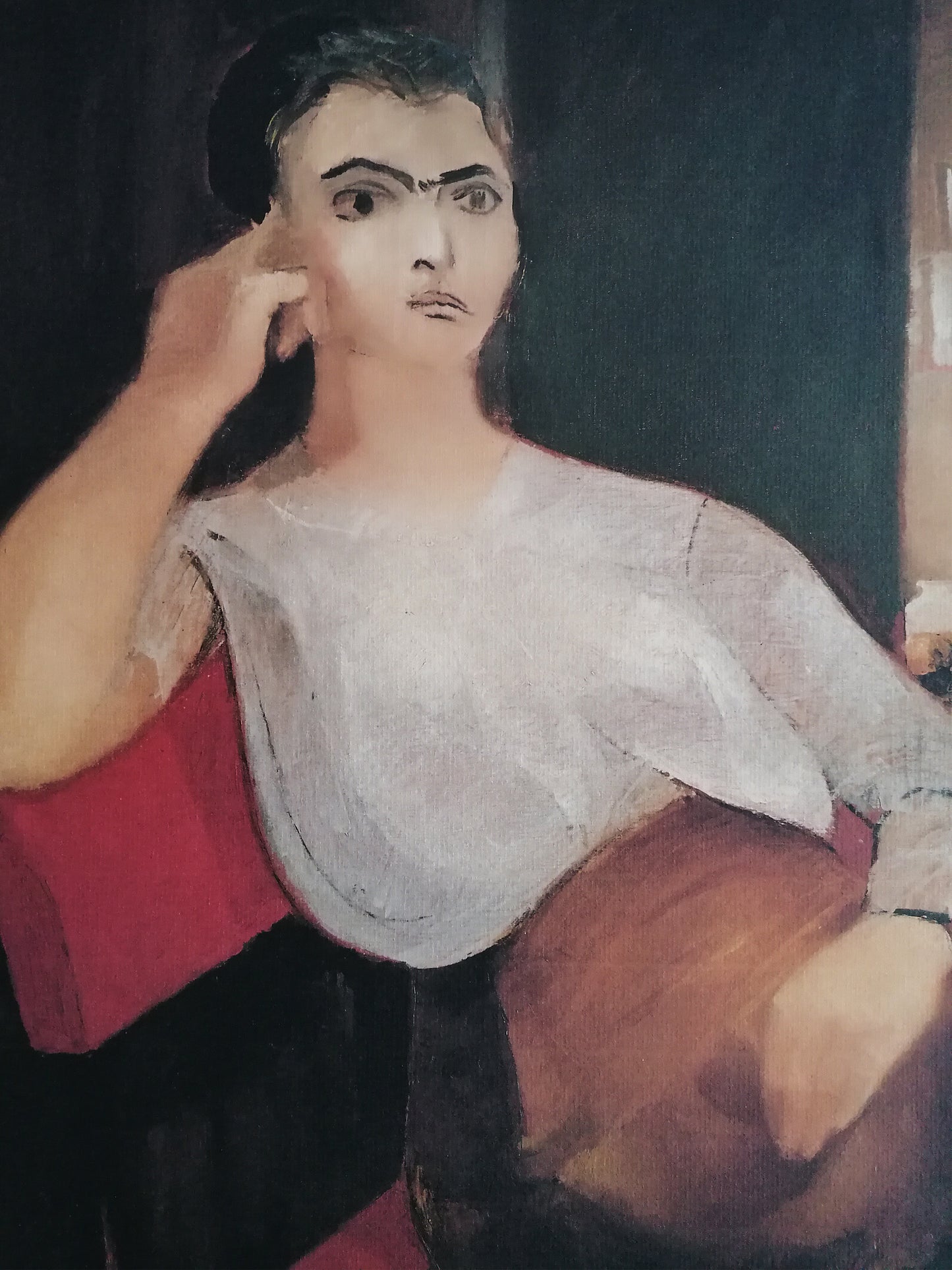 1989 Gregorio Olmo Exhibition Poster Women Portrait