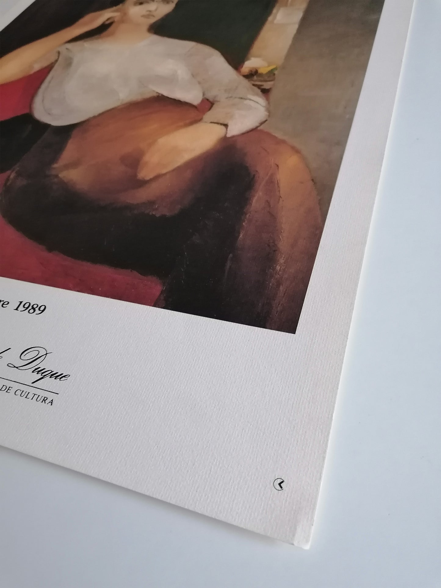 1989 Gregorio Olmo Exhibition Poster Women Portrait