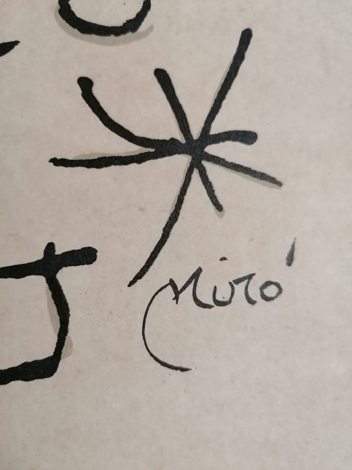 1971 Joan Miró Poster Cogreso Jurídico Catalán