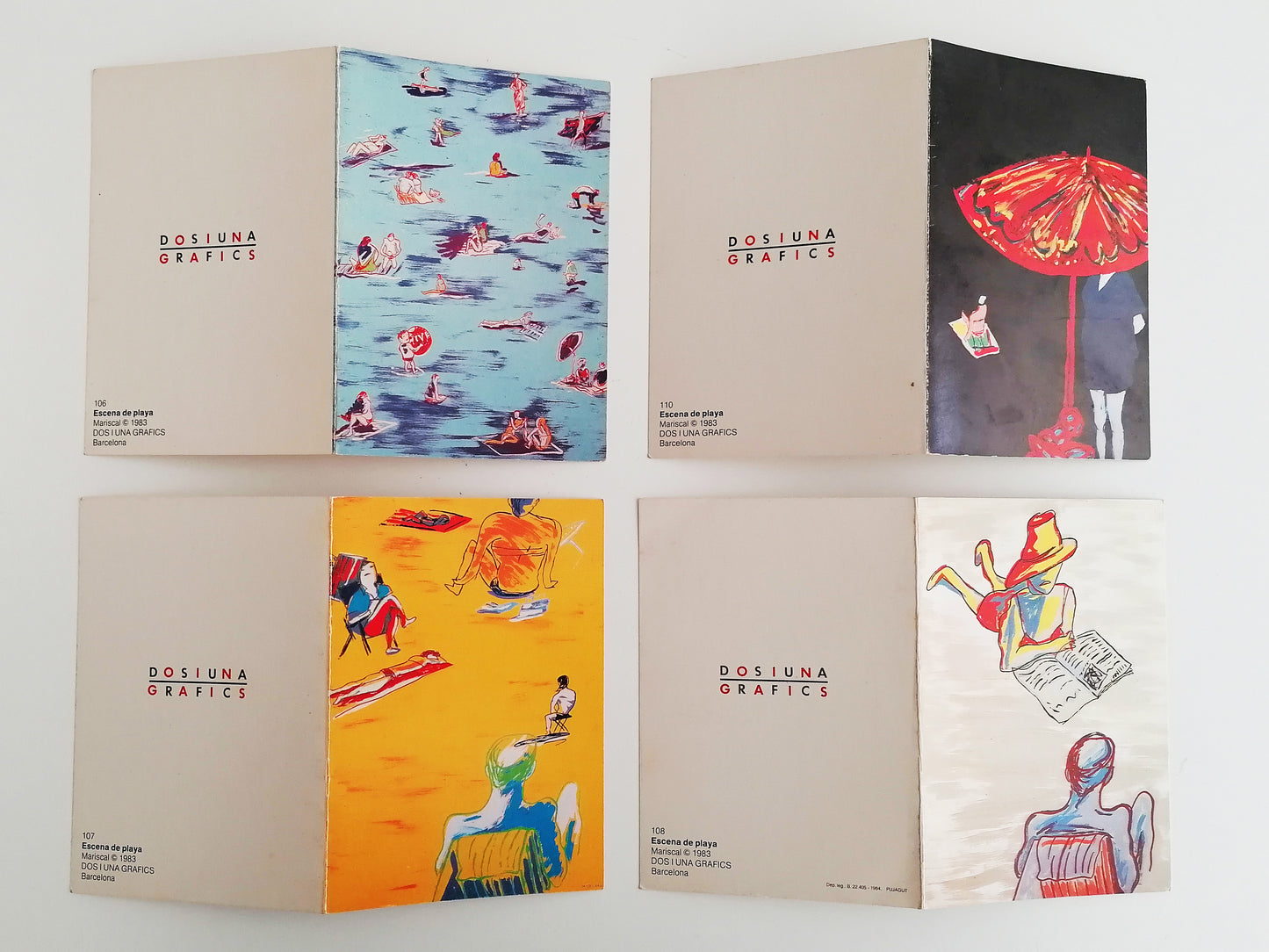 1983 Javier Mariscal Original Postcards Collection