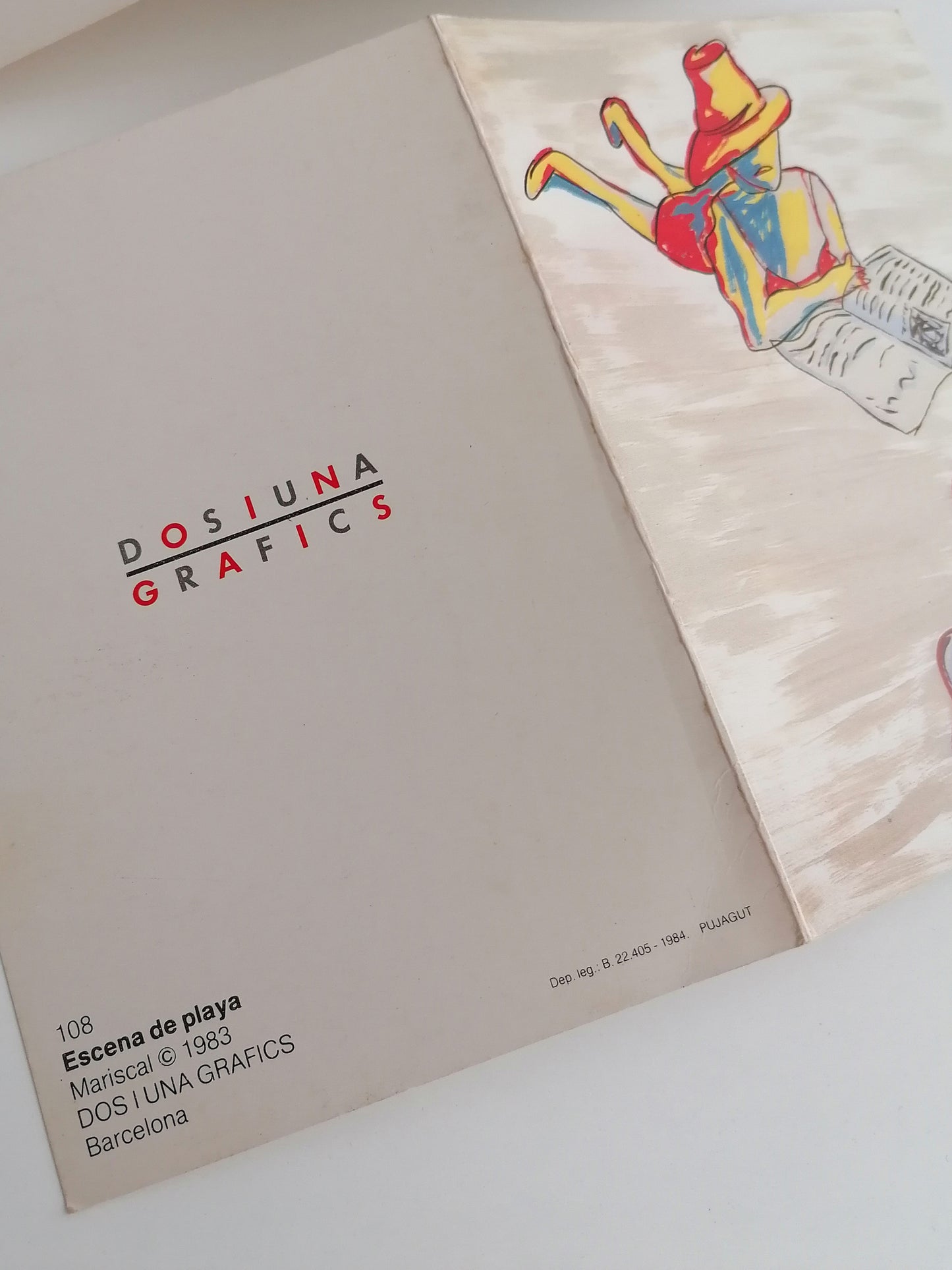 1983 Javier Mariscal Original Postcards Collection