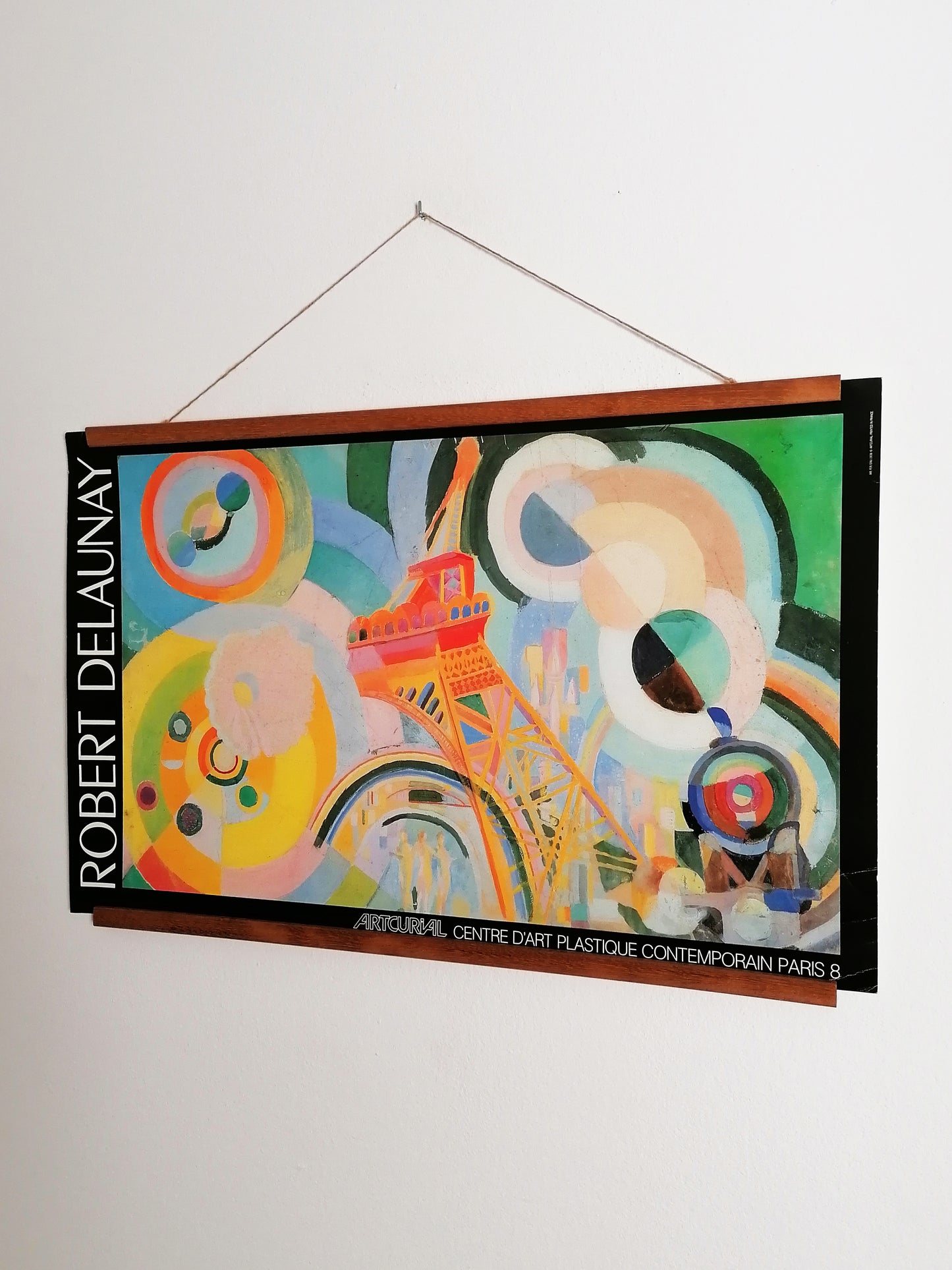 1990s Robert Delaunay Landscape Poster París Exhibition