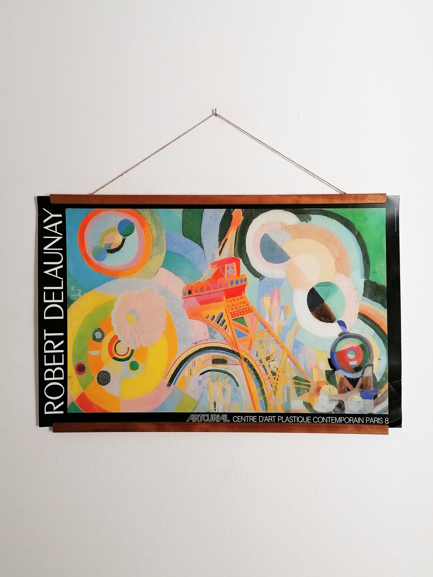 1990s Robert Delaunay Landscape Poster París Exhibition