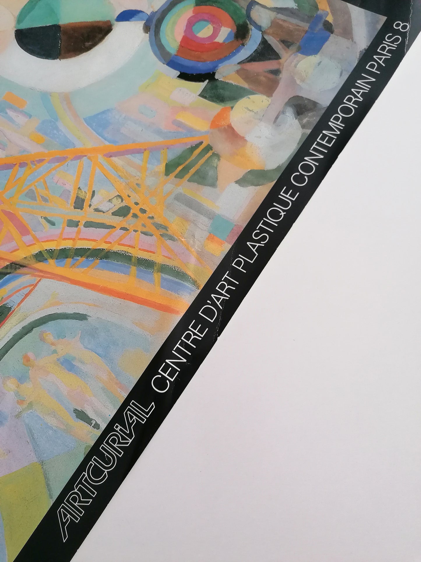 1990s Robert Delaunay Landscape Poster París Exhibition