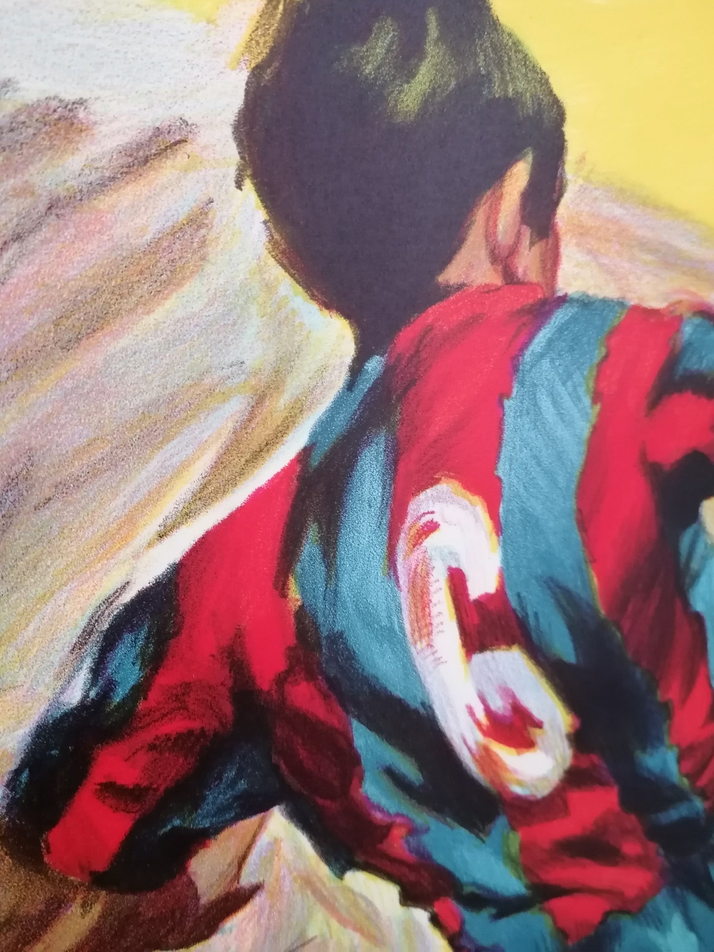 1984 Fc Barcelona Vintage Poster with Maradona History Match