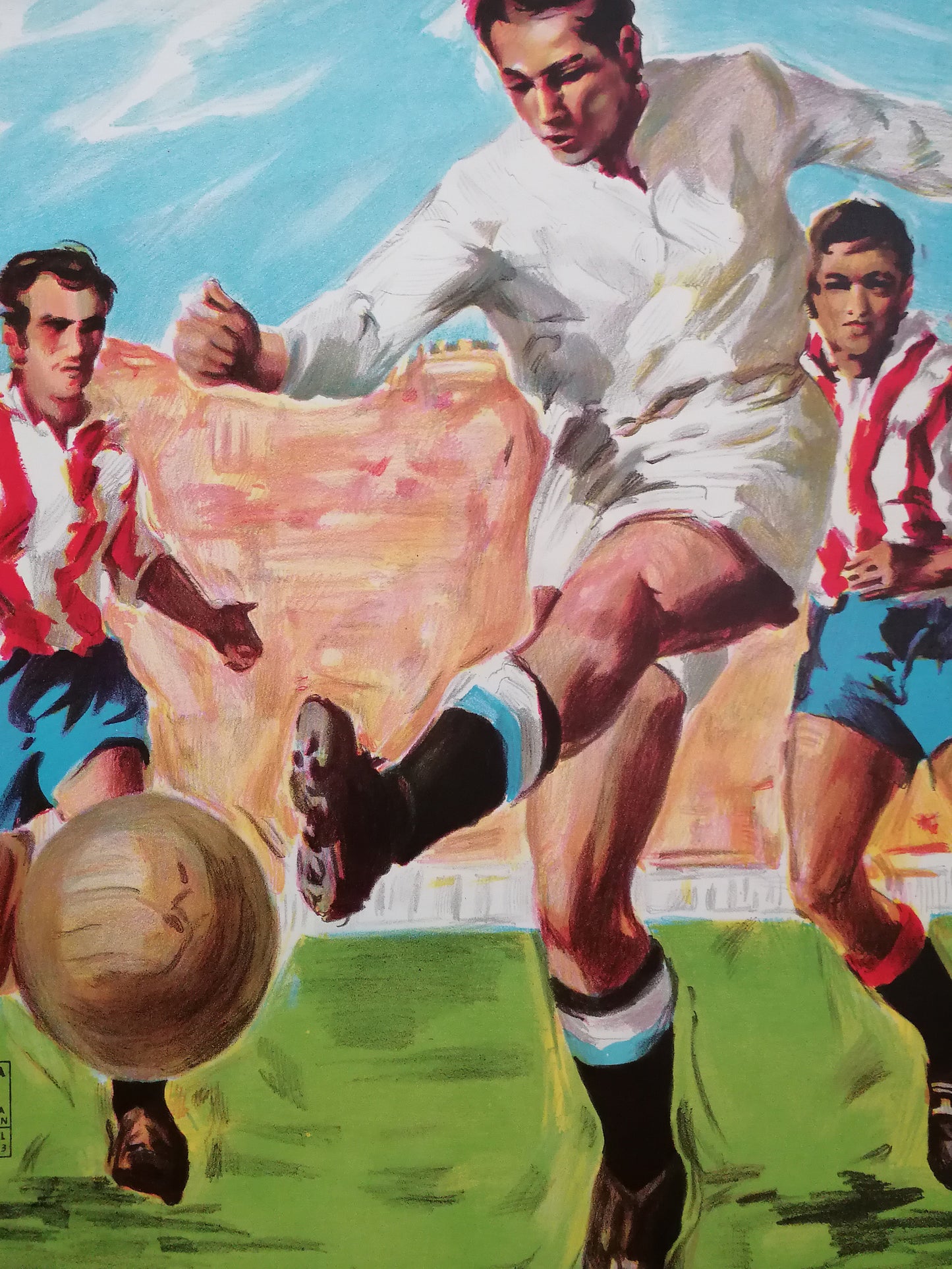 Soccer Poster England VS Spain World Cup Poster