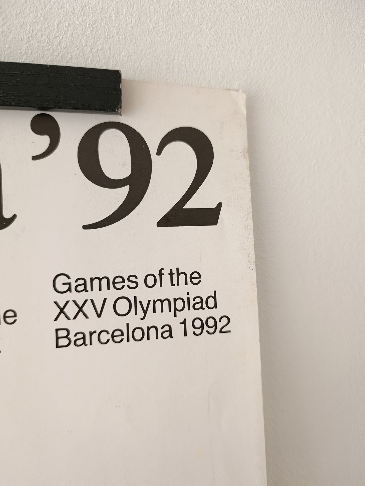 Barcelona 92 Olympic Poster by Enric Satué
