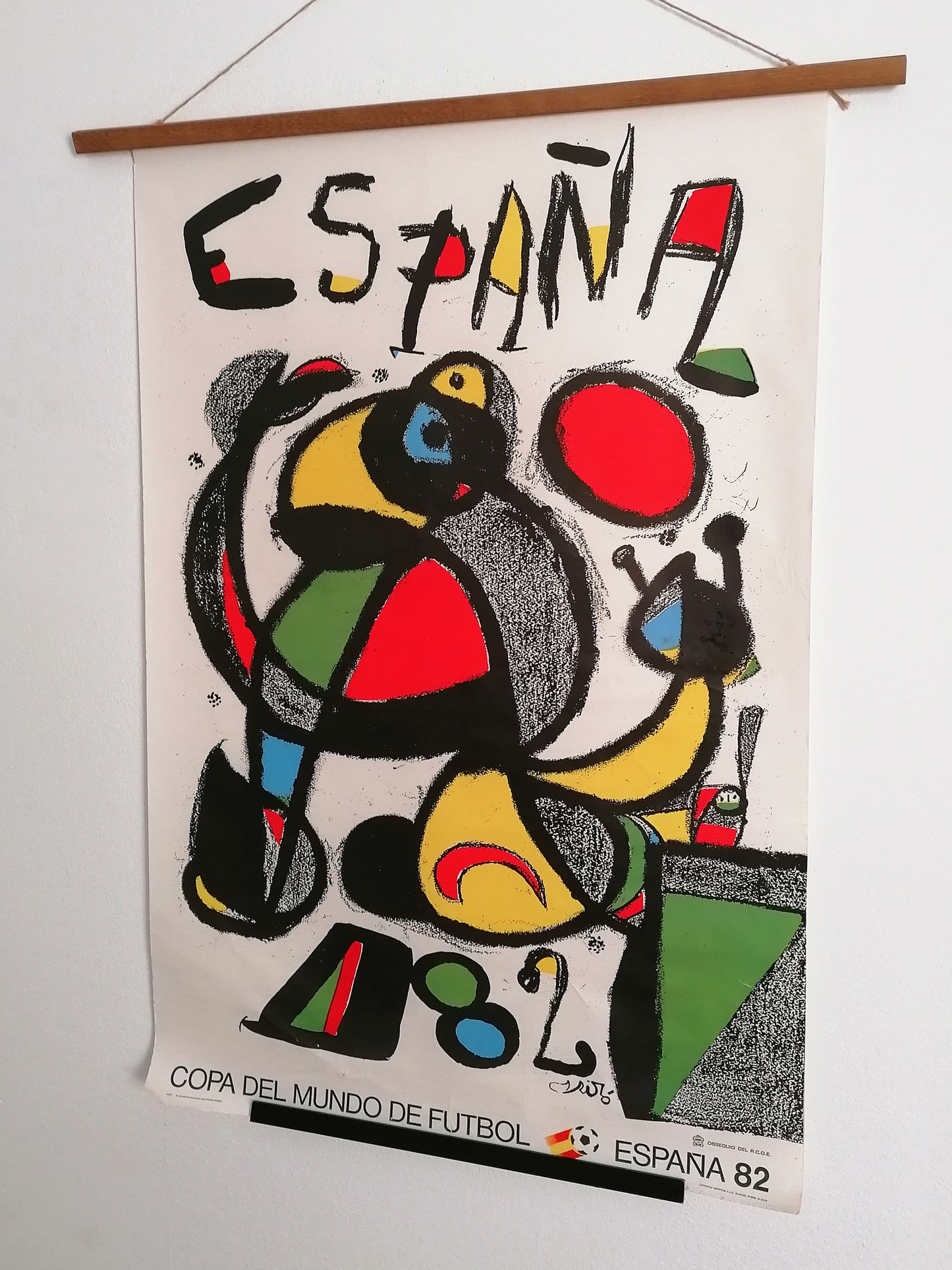 1982 World Cup Poster by Joan Miró