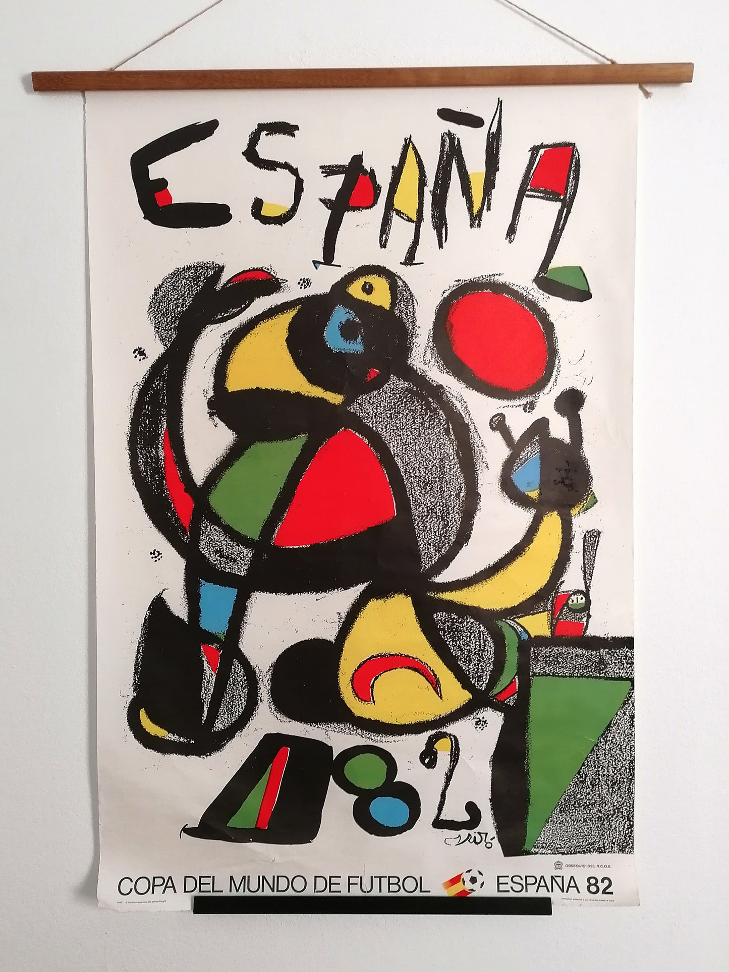 1982 World Cup Poster by Joan Miró