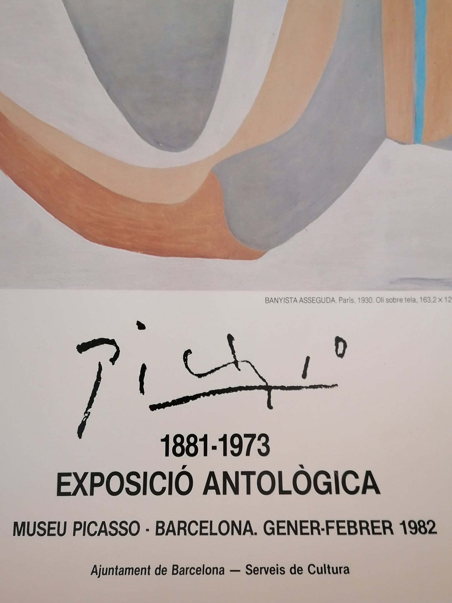1982 Pablo Picasso "Seated Bather"
