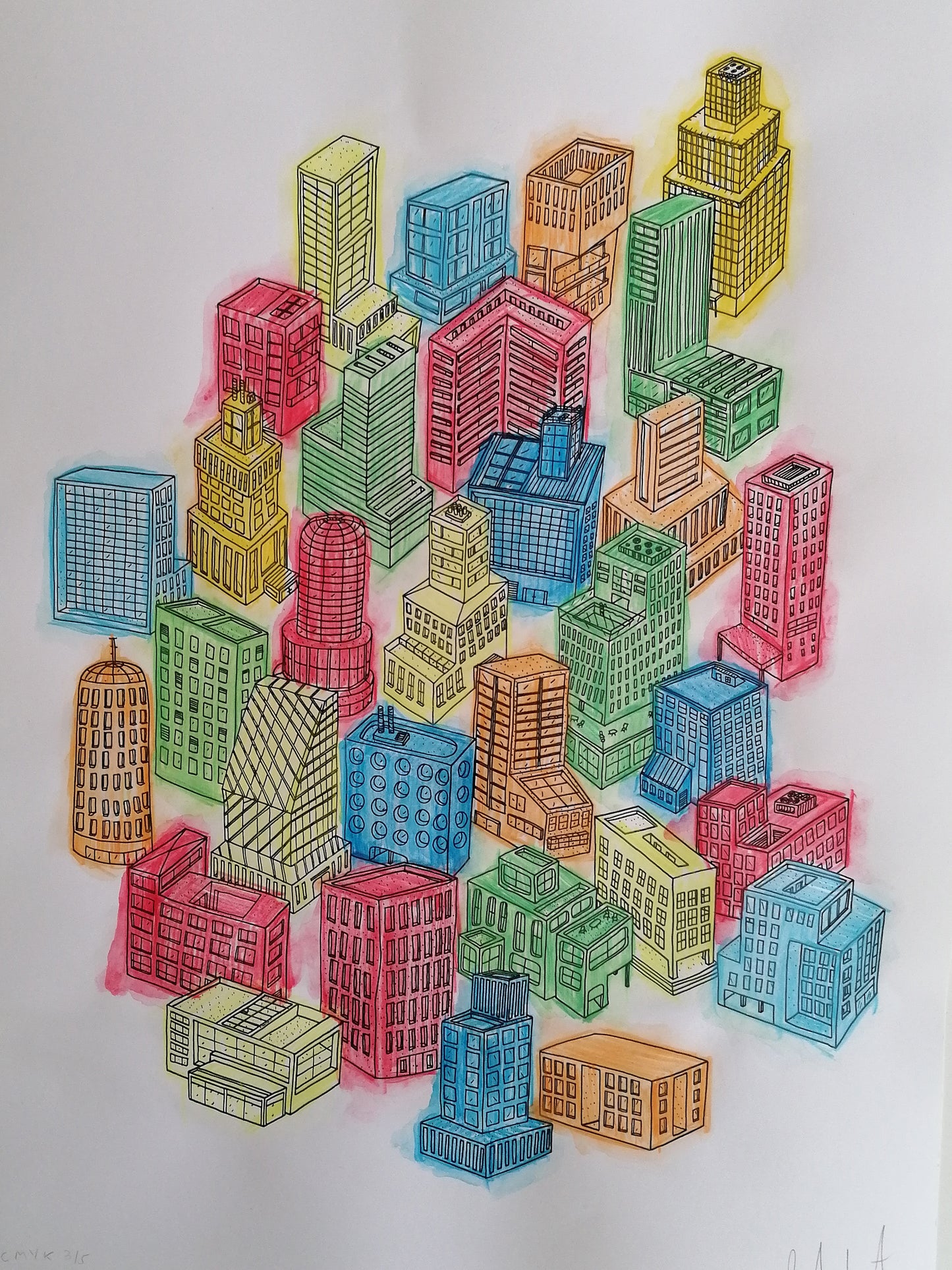 Cristian Montesinos Architecture Art Print Signed and Numbered