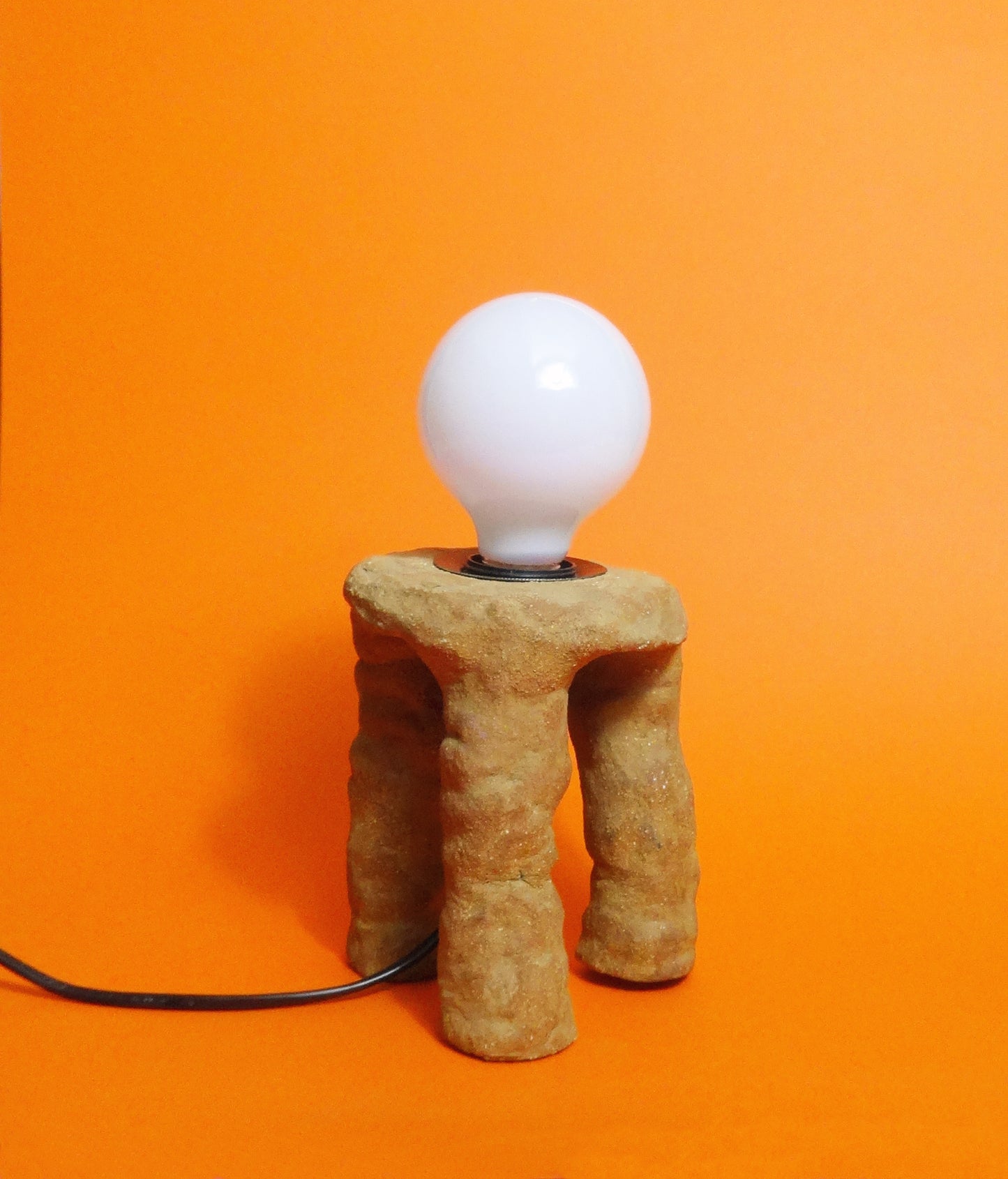 Floor Lamp Hand Made Red Terracota Limited Edition