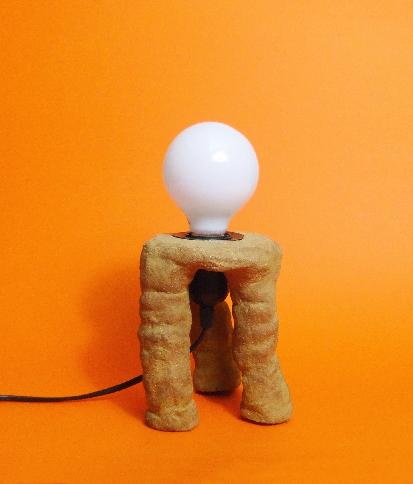 Floor Lamp Hand Made Red Terracota Limited Edition