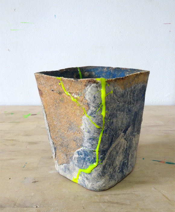 Kintsugui Ceramic Vase Unique Piece