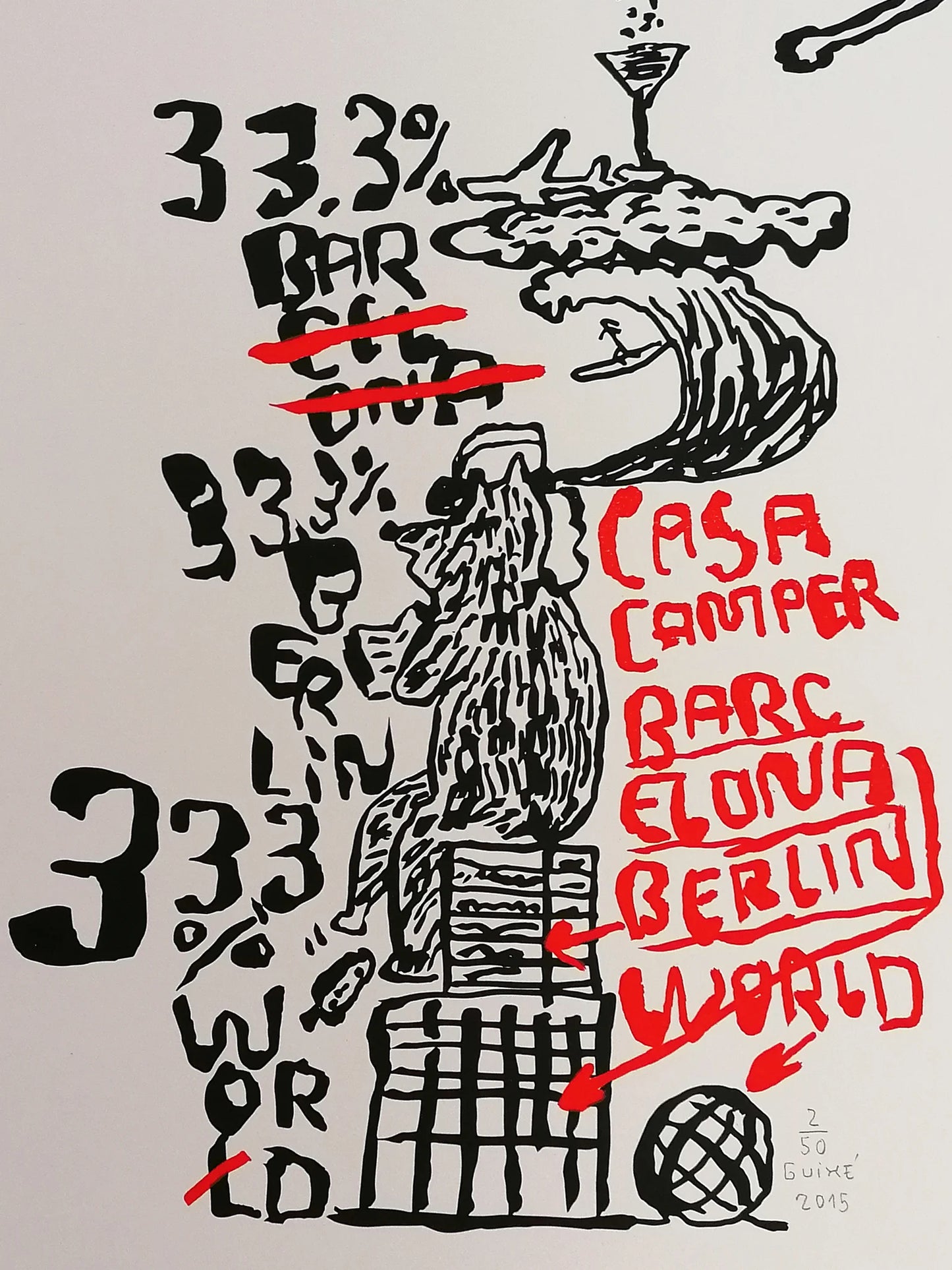 2015 Martí Guixé Hand Signed and Numbered Art
