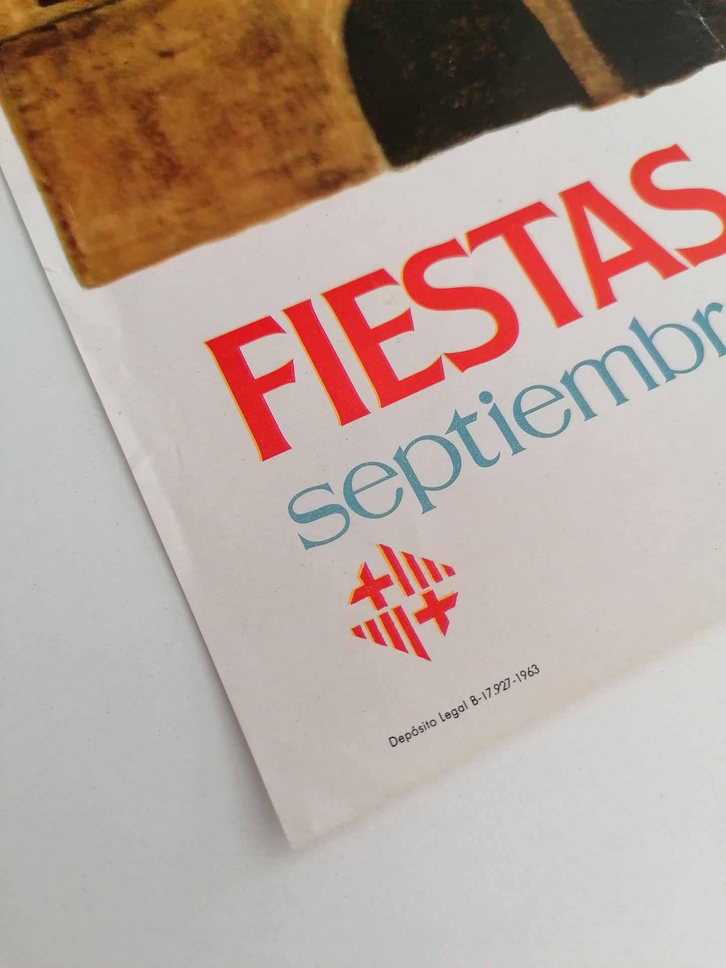 1963 Small Poster from Barcelona La Mercè Festival