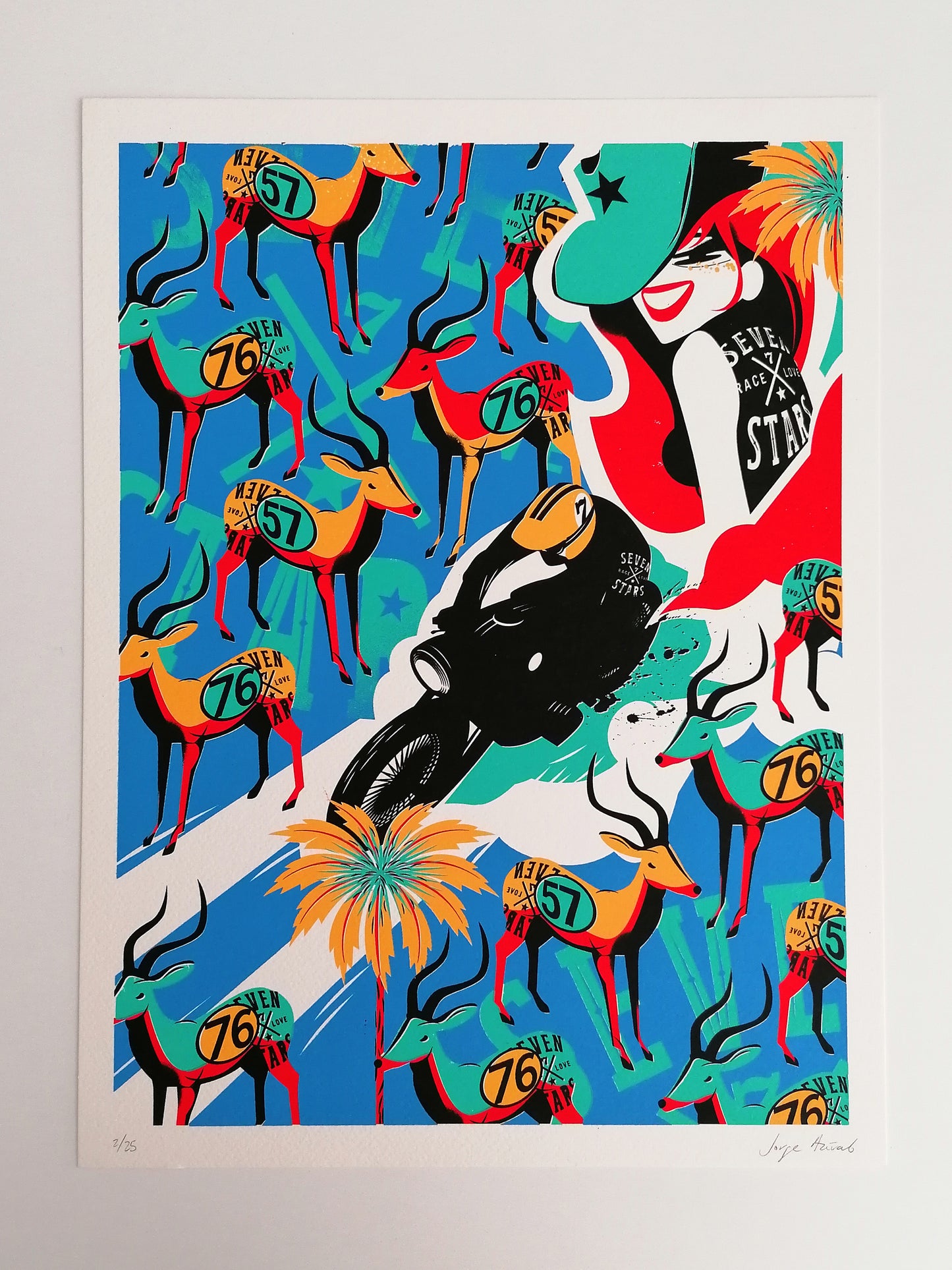 Jorge Arévalo Limited Edition Motorcycle Art 4/4