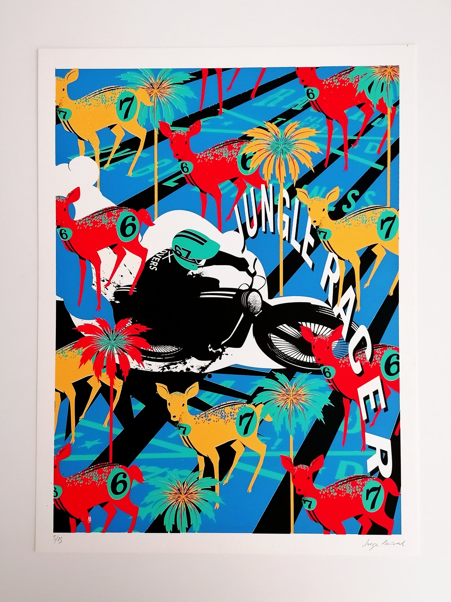Jorge Arévalo Limited Edition Motorcycle Art 3/4
