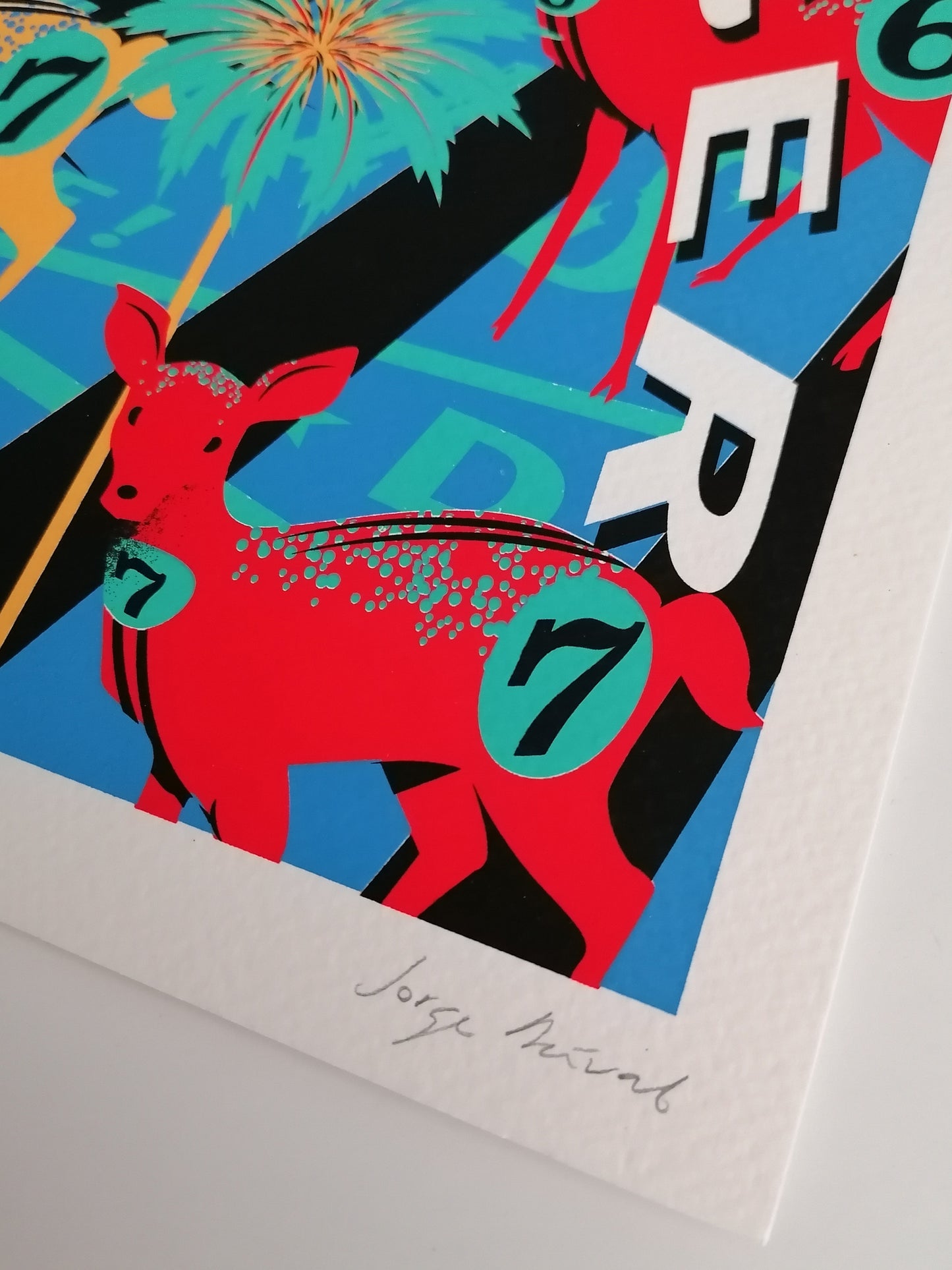 Jorge Arévalo Limited Edition Motorcycle Art 3/4