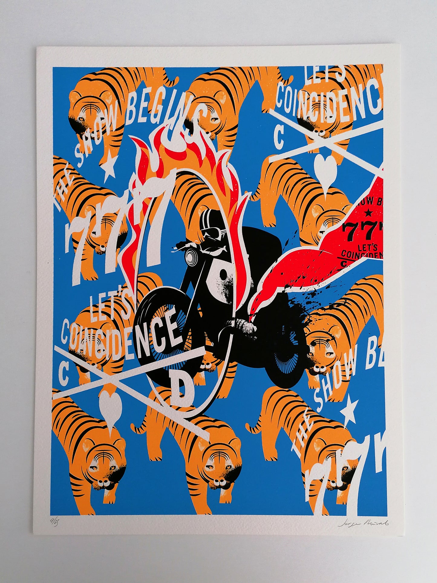 Jorge Arévalo Limited Edition Motorcycle Art 1/4