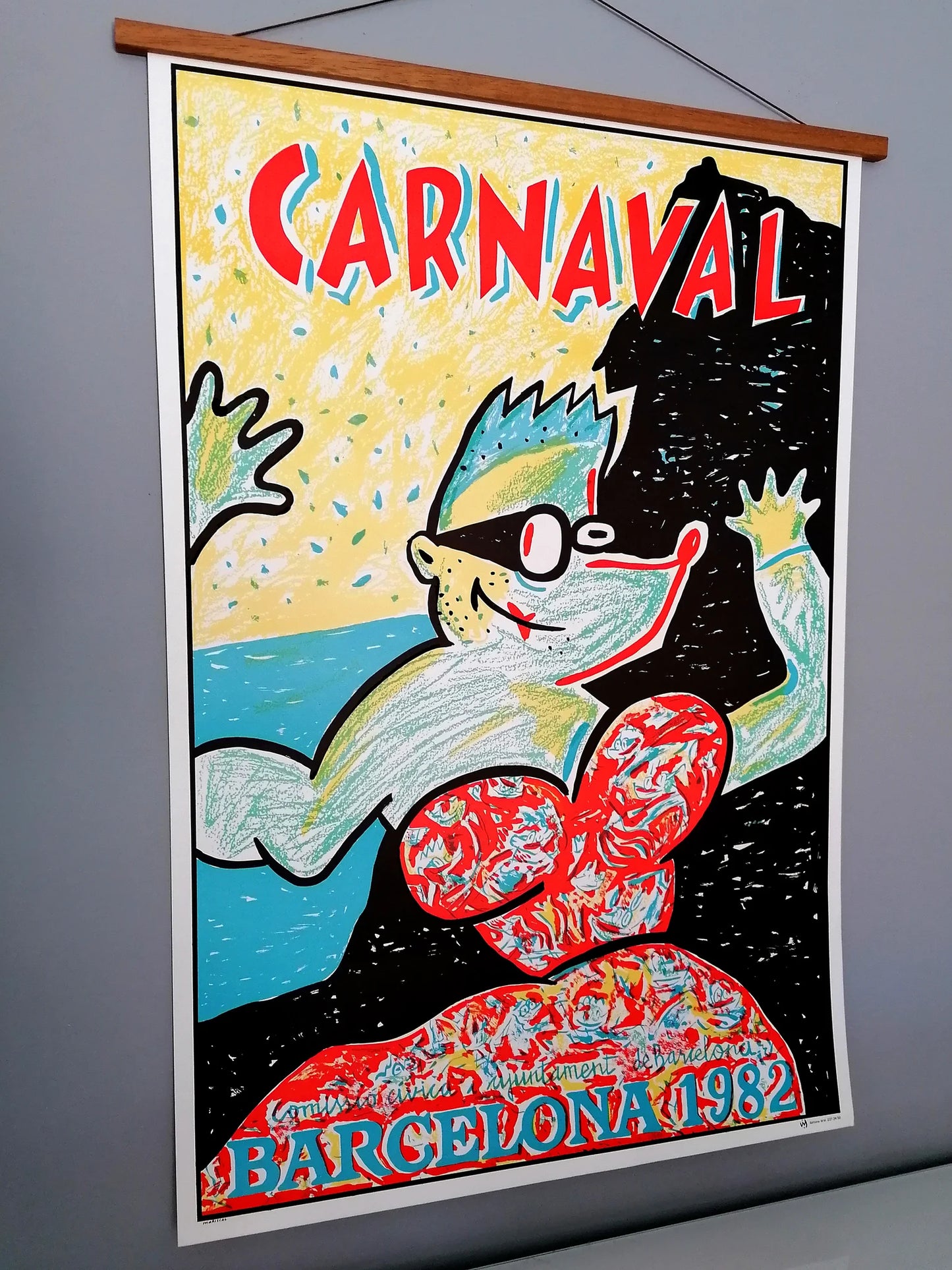 1982 Javier Mariscal Barcelona Carnival Party