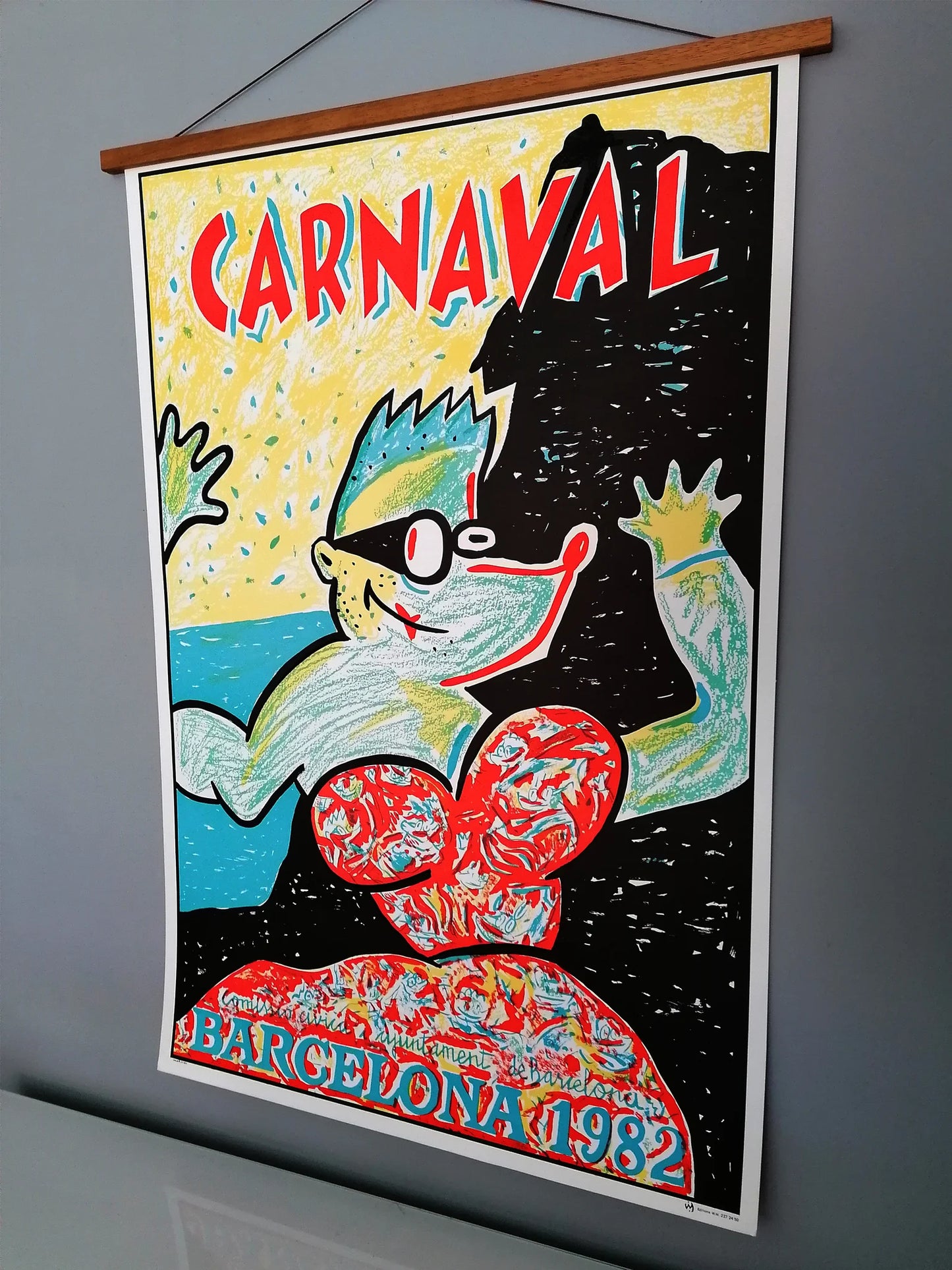 1982 Javier Mariscal Barcelona Carnival Party