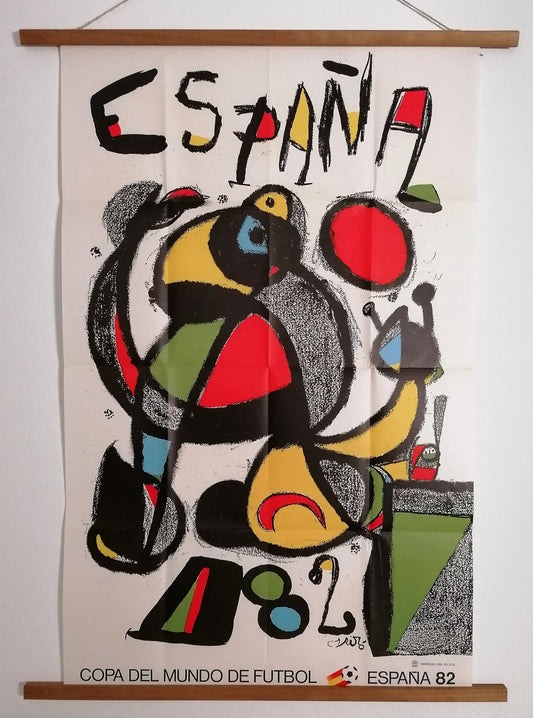 1982 World Cup Poster by Joan Miró