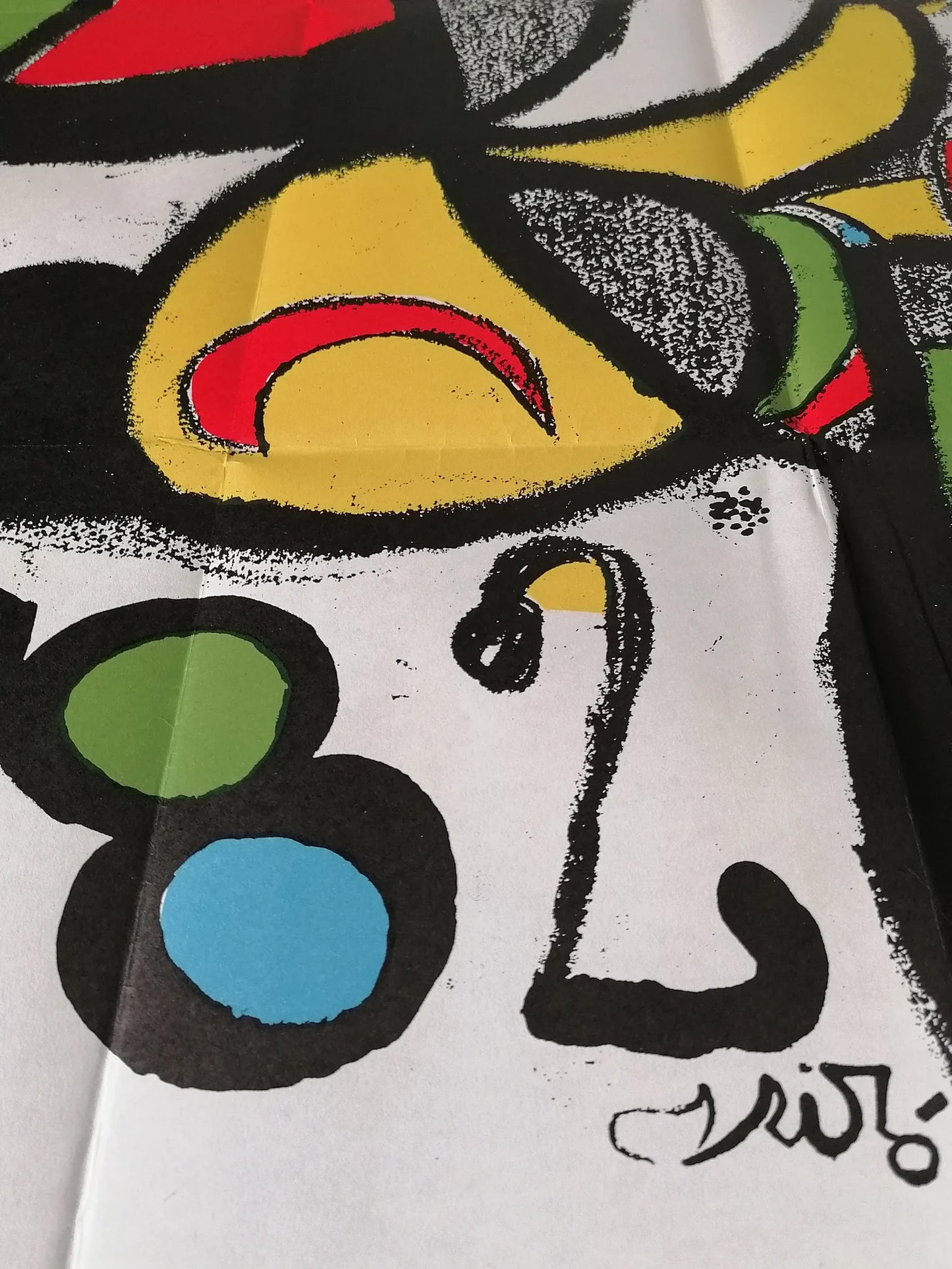 1982 World Cup Poster by Joan Miró