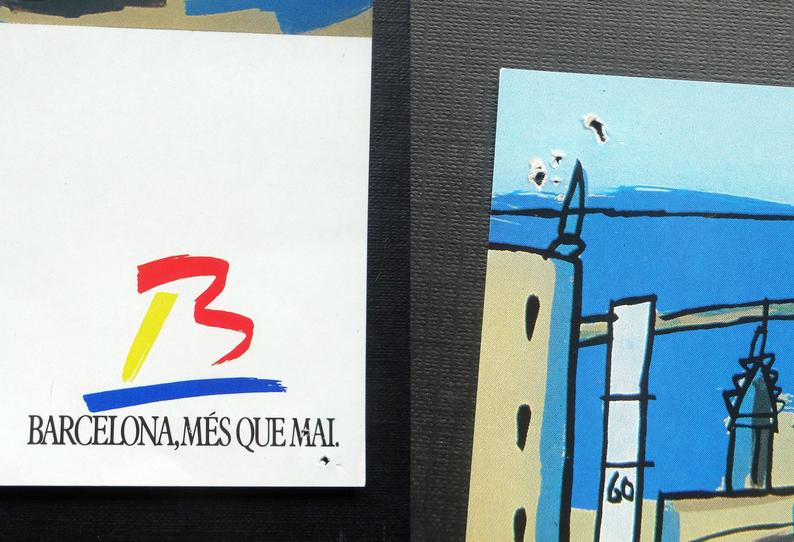 1986 Javier Mariscal Poster by Barcelona Council