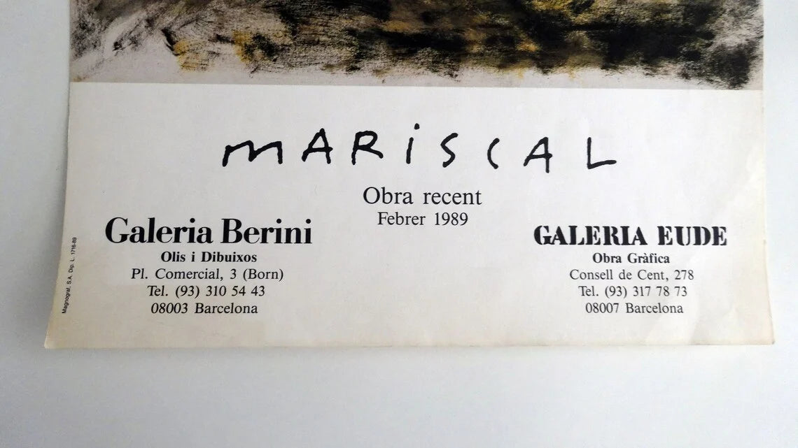 1989 Javier Mariscal Exhibition Poster