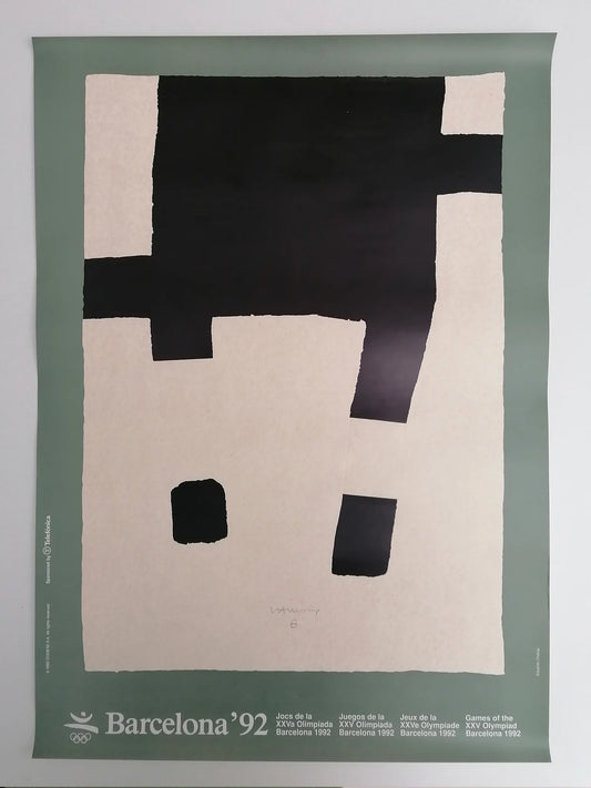 1992 Barcelona Olympic Poster by Eduardo Chillida