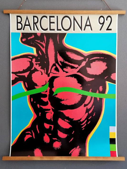 1992 Barcelona Olympic Poster by Joan Batallé