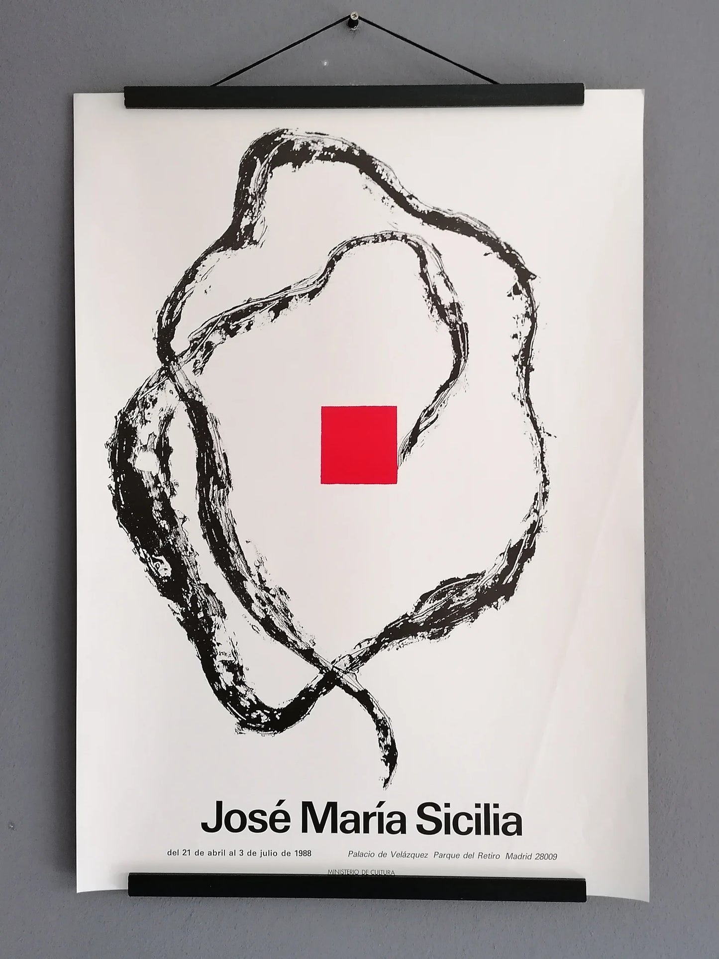 1988 José María Sicilia Exhibition Poster