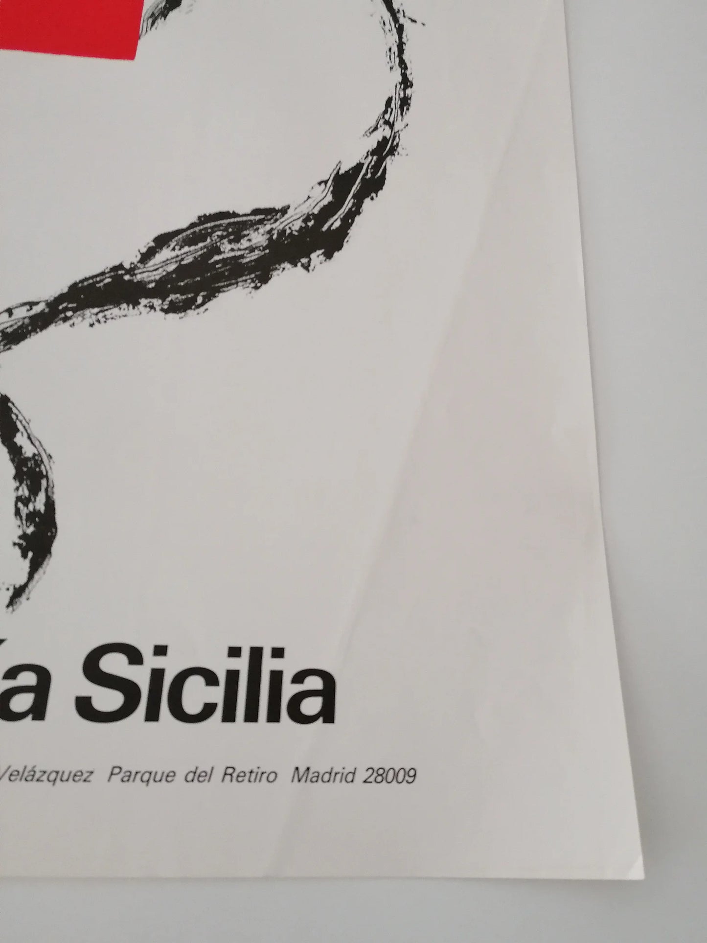 1988 José María Sicilia Exhibition Poster