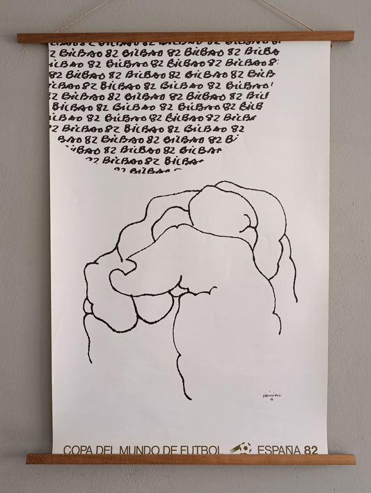 1982 World Cup Poster by Eduardo Chillida