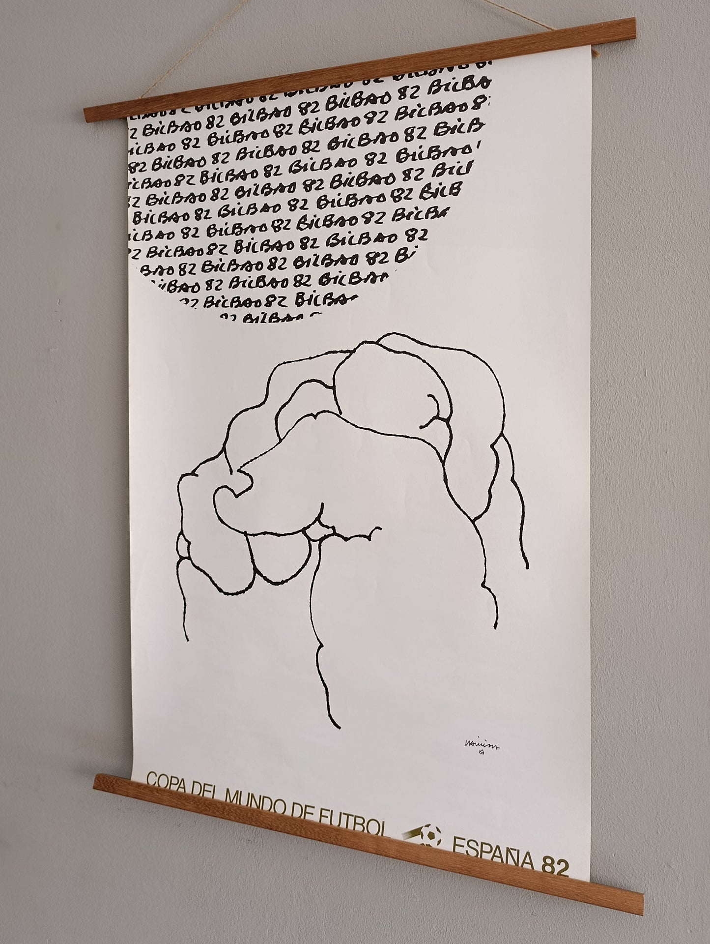 1982 World Cup Poster by Eduardo Chillida