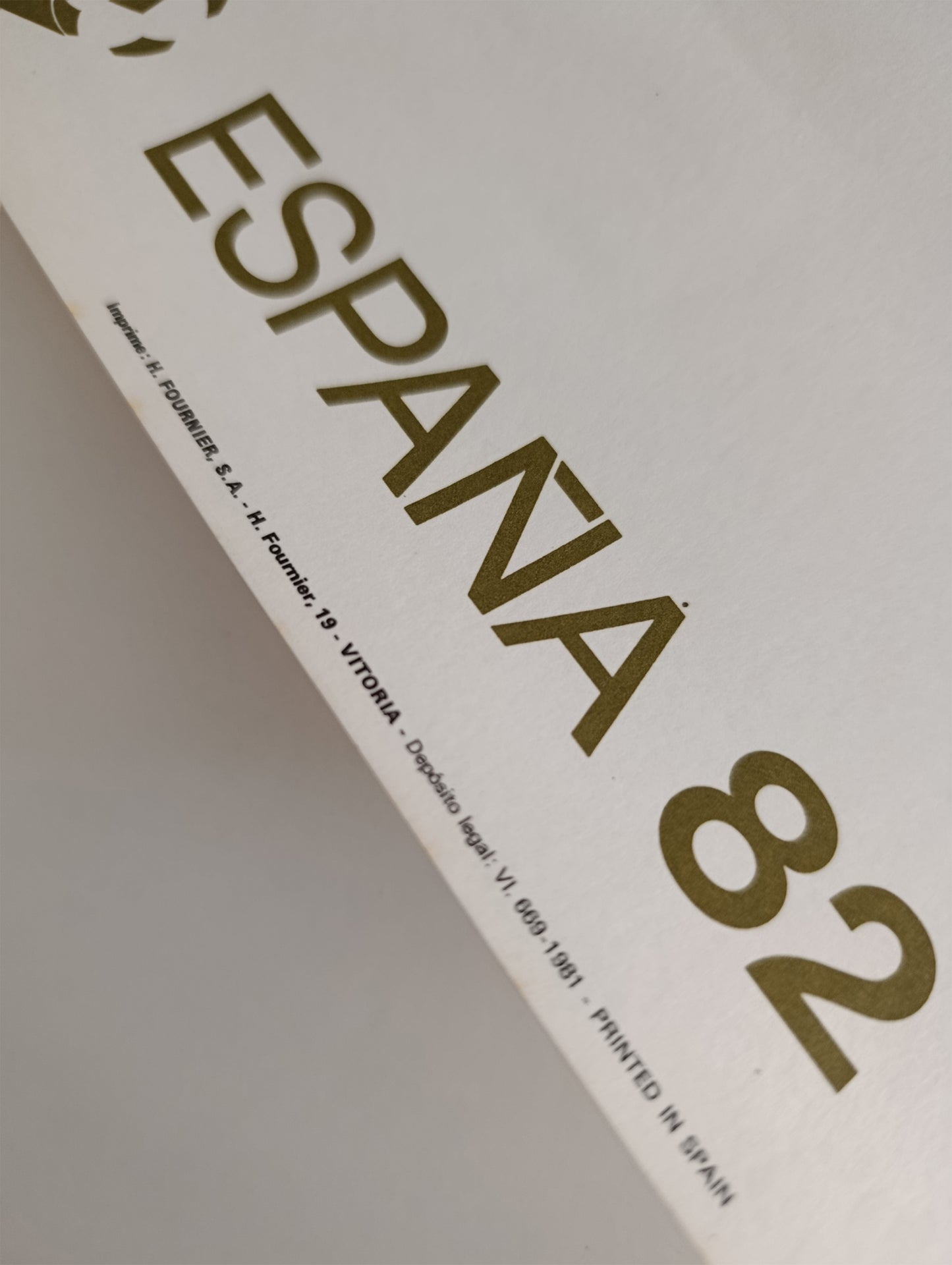 1982 World Cup Poster by Eduardo Chillida