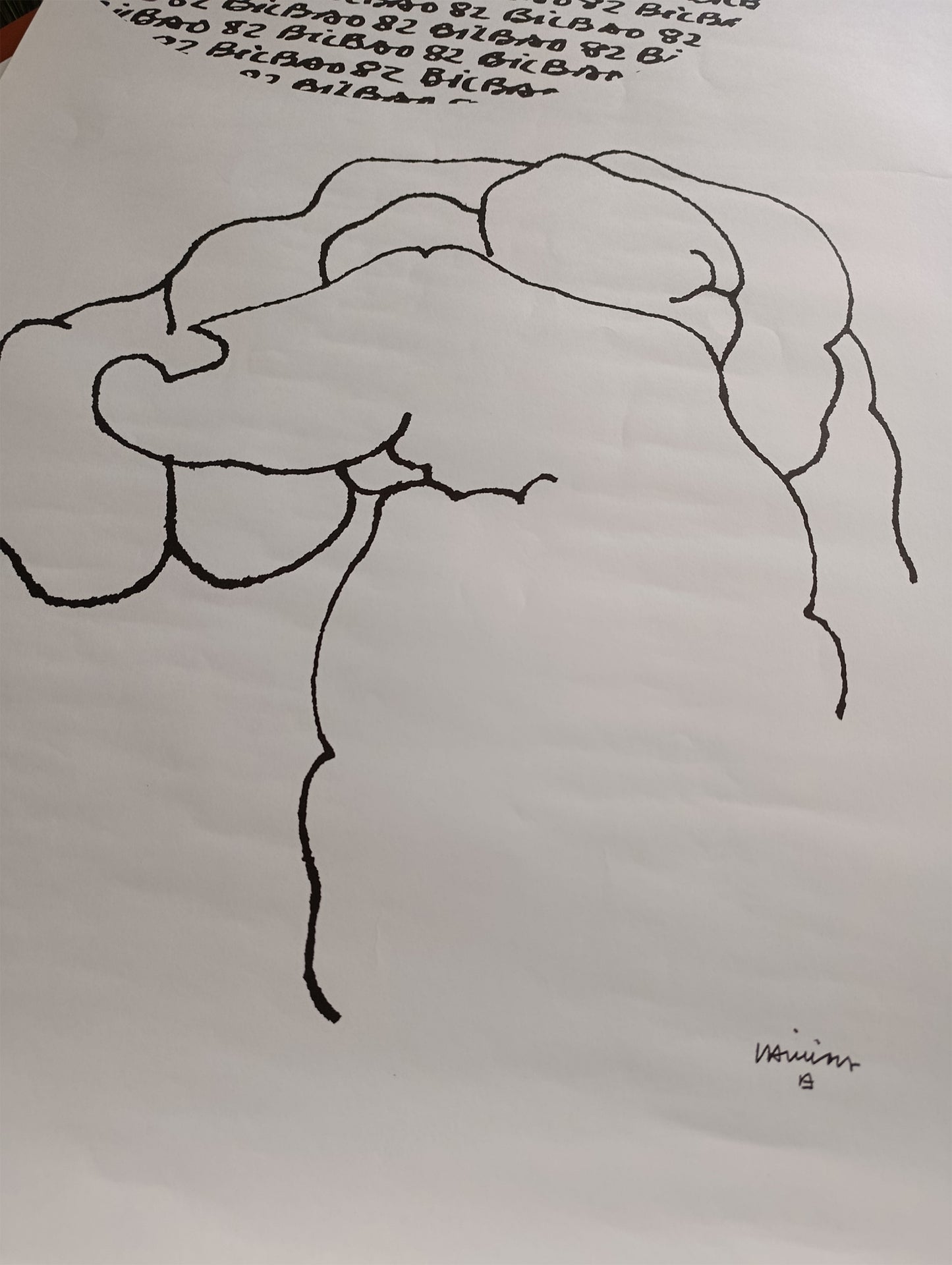 1982 World Cup Poster by Eduardo Chillida