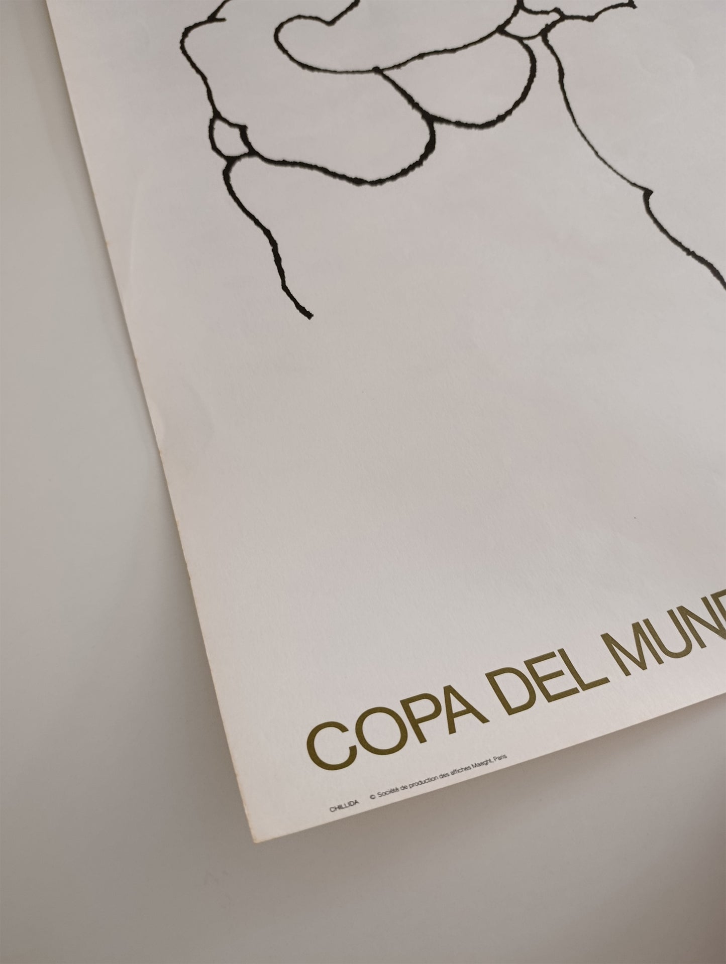 1982 World Cup Poster by Eduardo Chillida